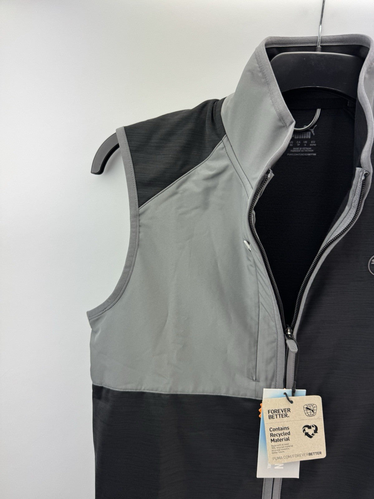 Puma Golf Cloudspun Vest Gilet Mens Full Zip UK Small (19) /New /257212