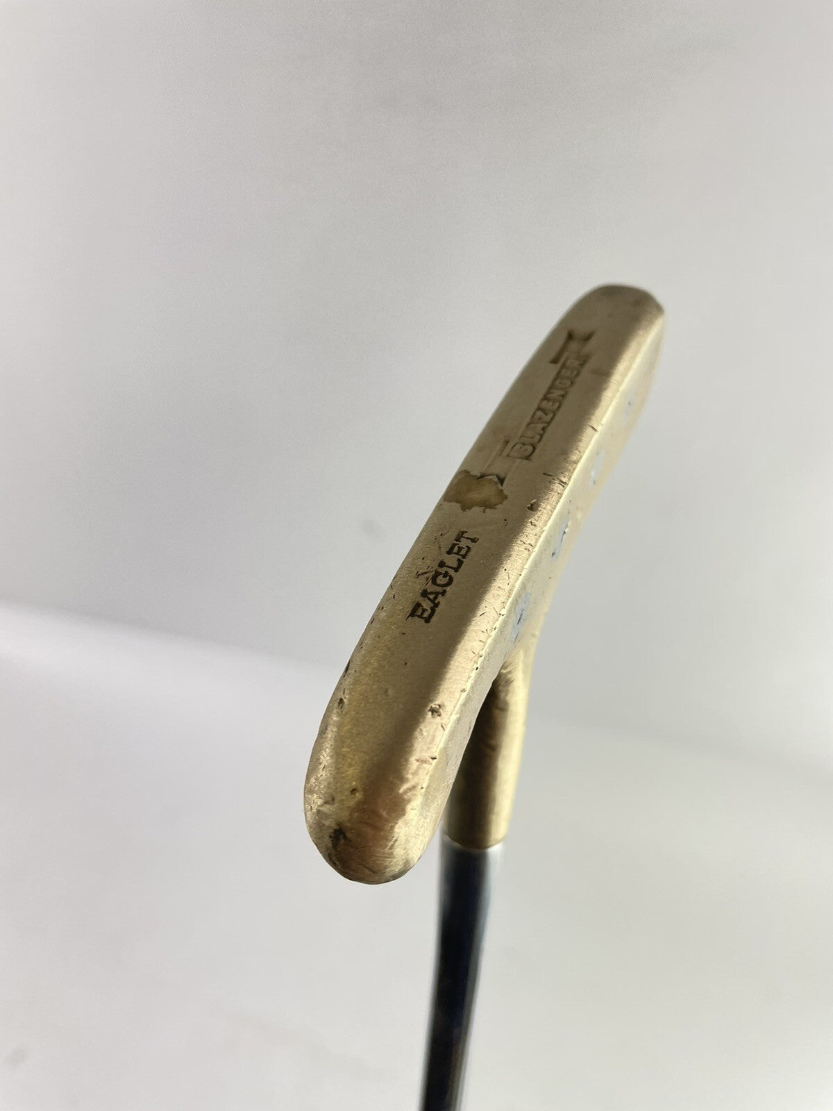 Slazenger Eaglet Blade Putter Brass 36” Steel /Left Handed /New Grip /108101