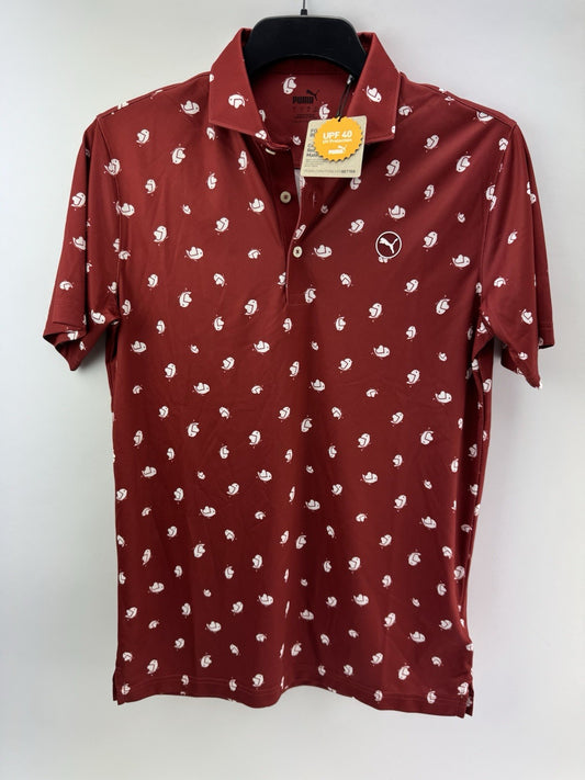 Puma Golf Mens Polo Shirt Pure Love Birdies UK Medium /Short Sleeve /New /261200