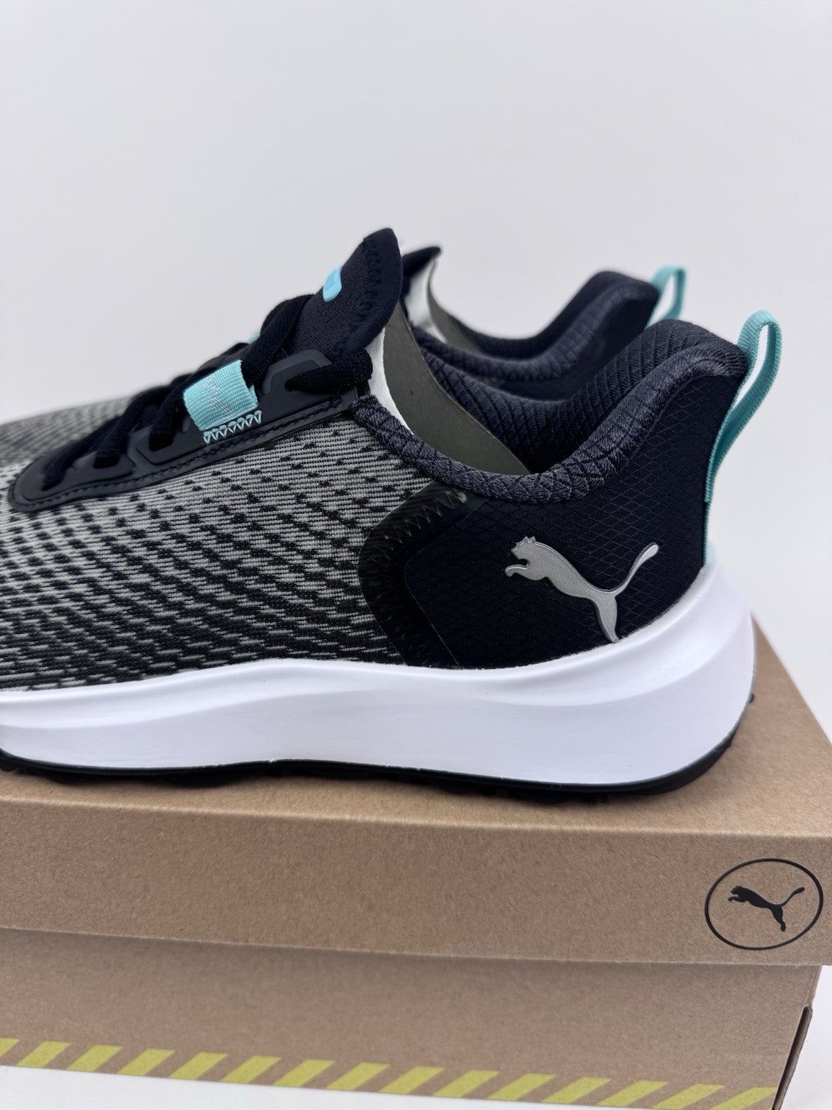 Puma Fusion Crush Sport Women's Trainers Size UK 5 Black Mint Breathable/321191