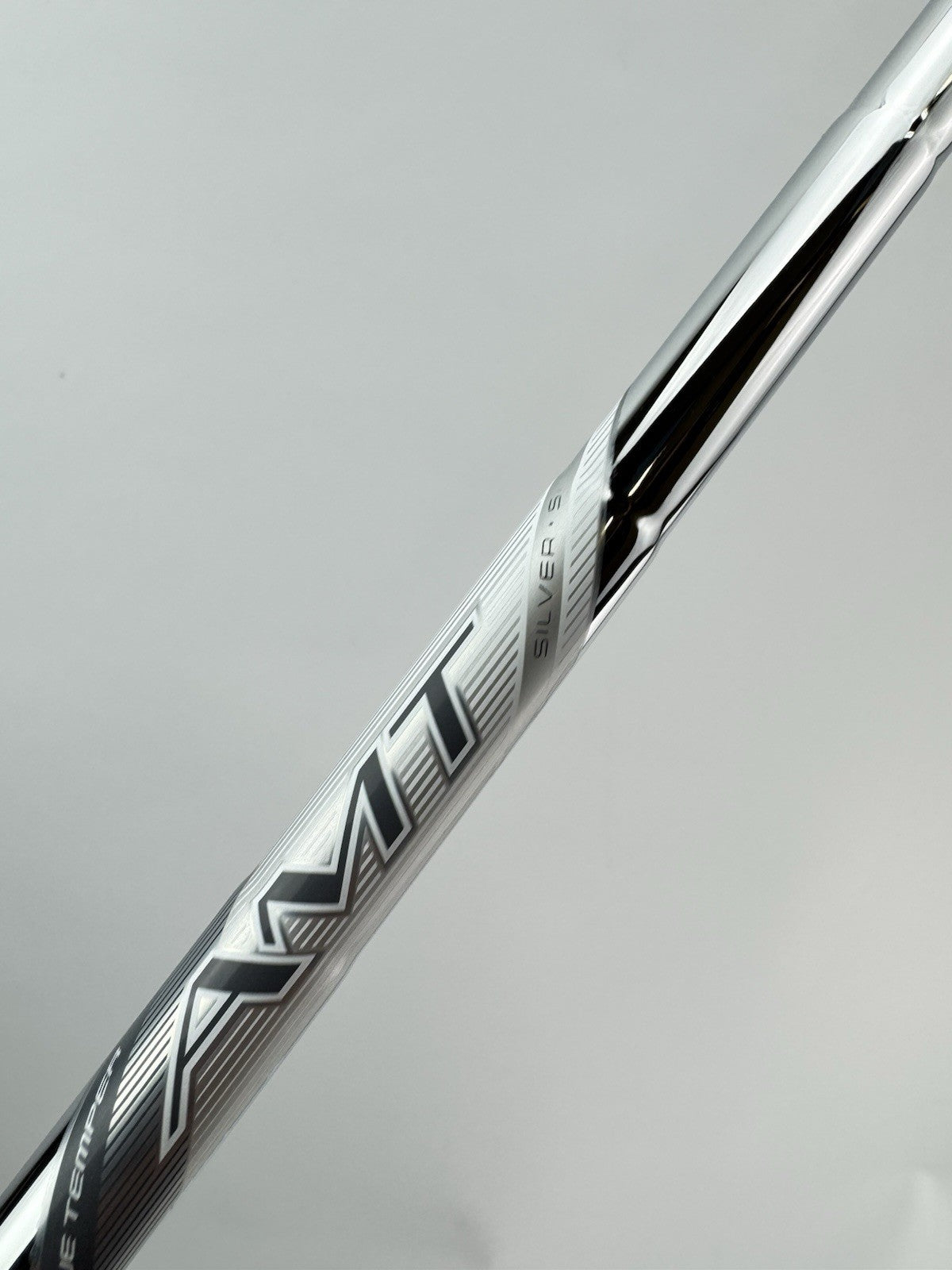 True Temper AMT Silver Iron Shaft Stiff Steel 35.5” /0.355 Tapered /314803