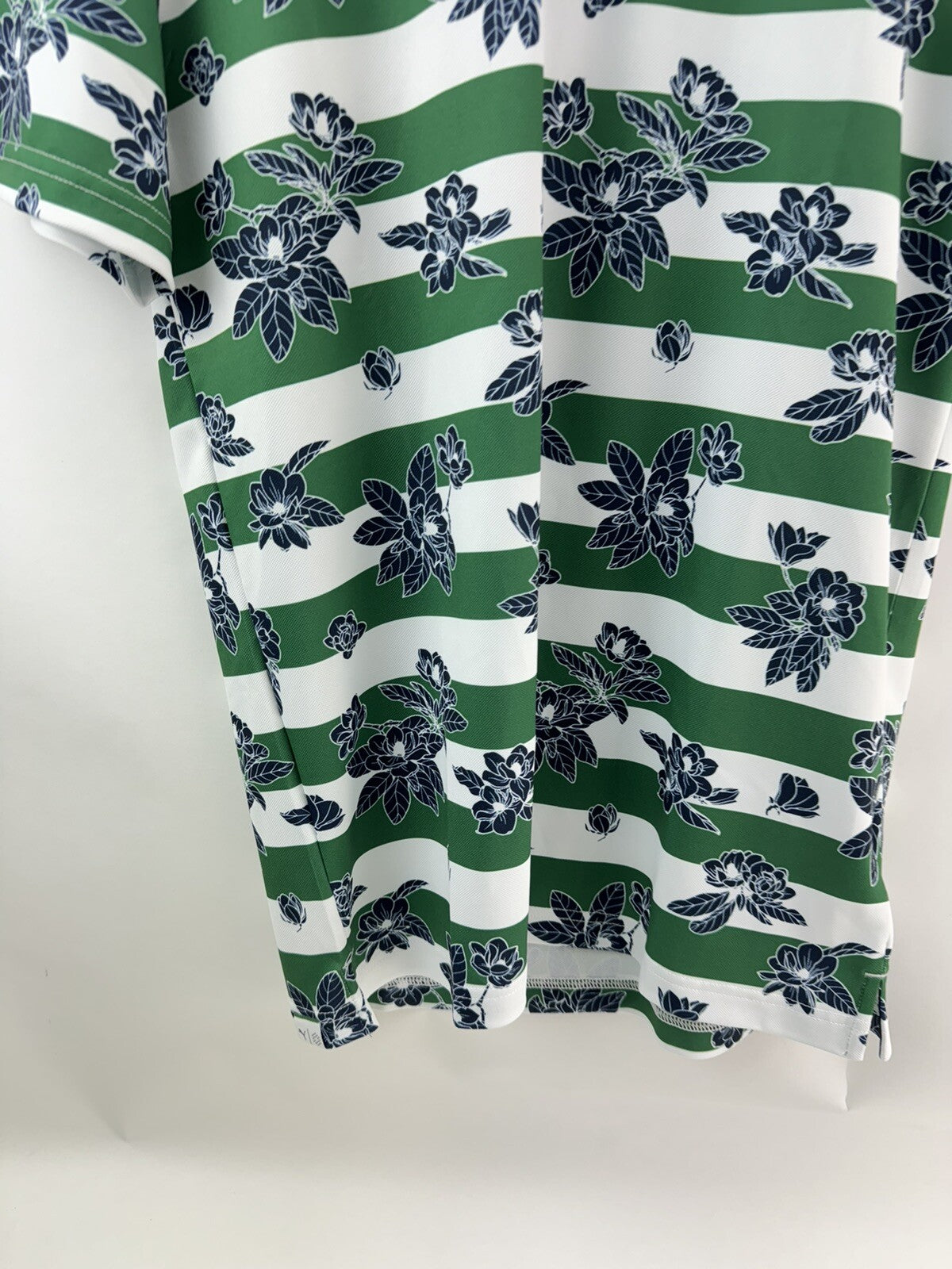 Puma Golf Polo Pique Garden Size UK Medium /Green/navy /New /207491