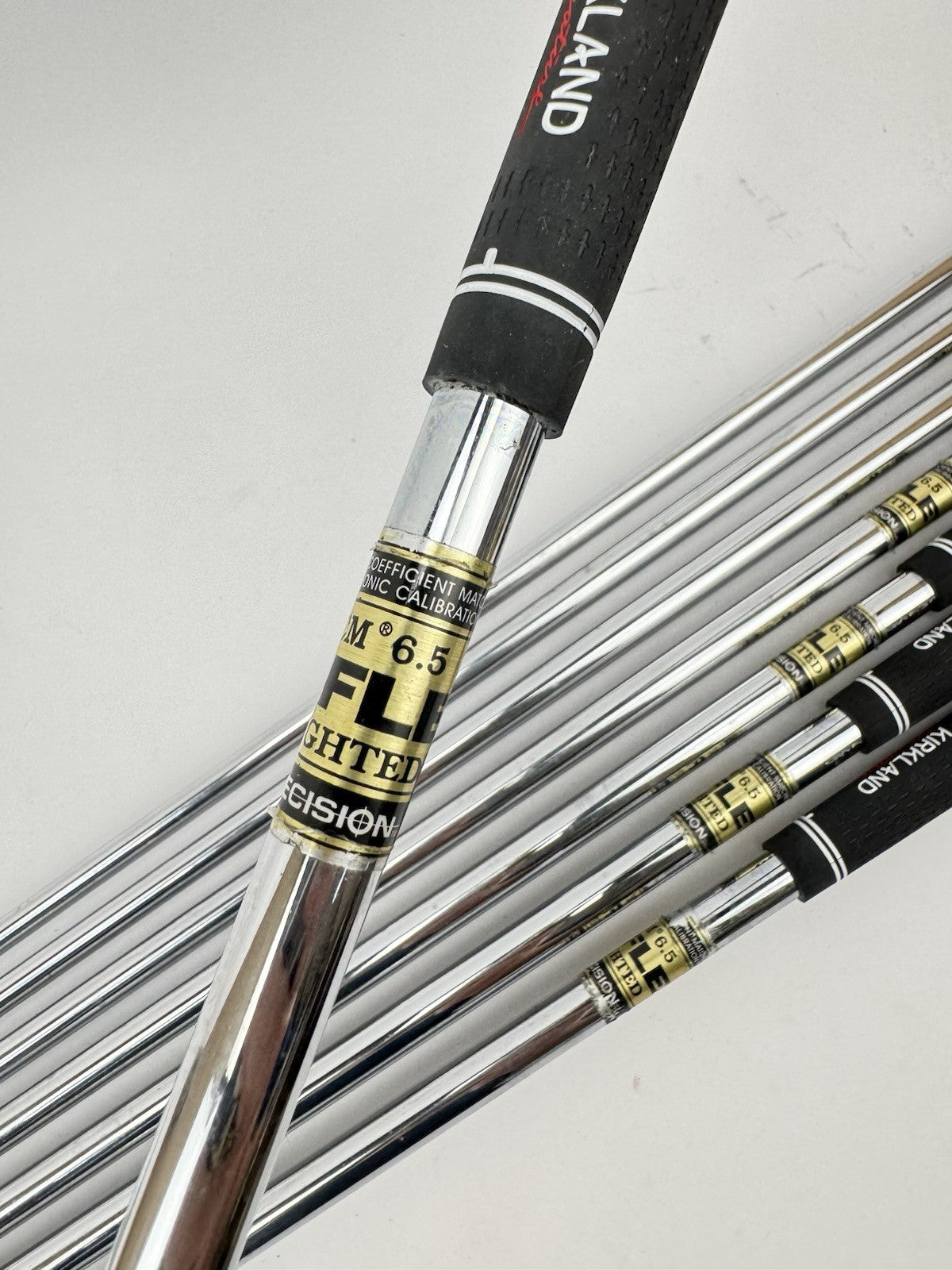 Taylormade 300 Forged Irons 3-PW Rifle 6.5 X Flex Steel +1/2” /New Grips /3432712