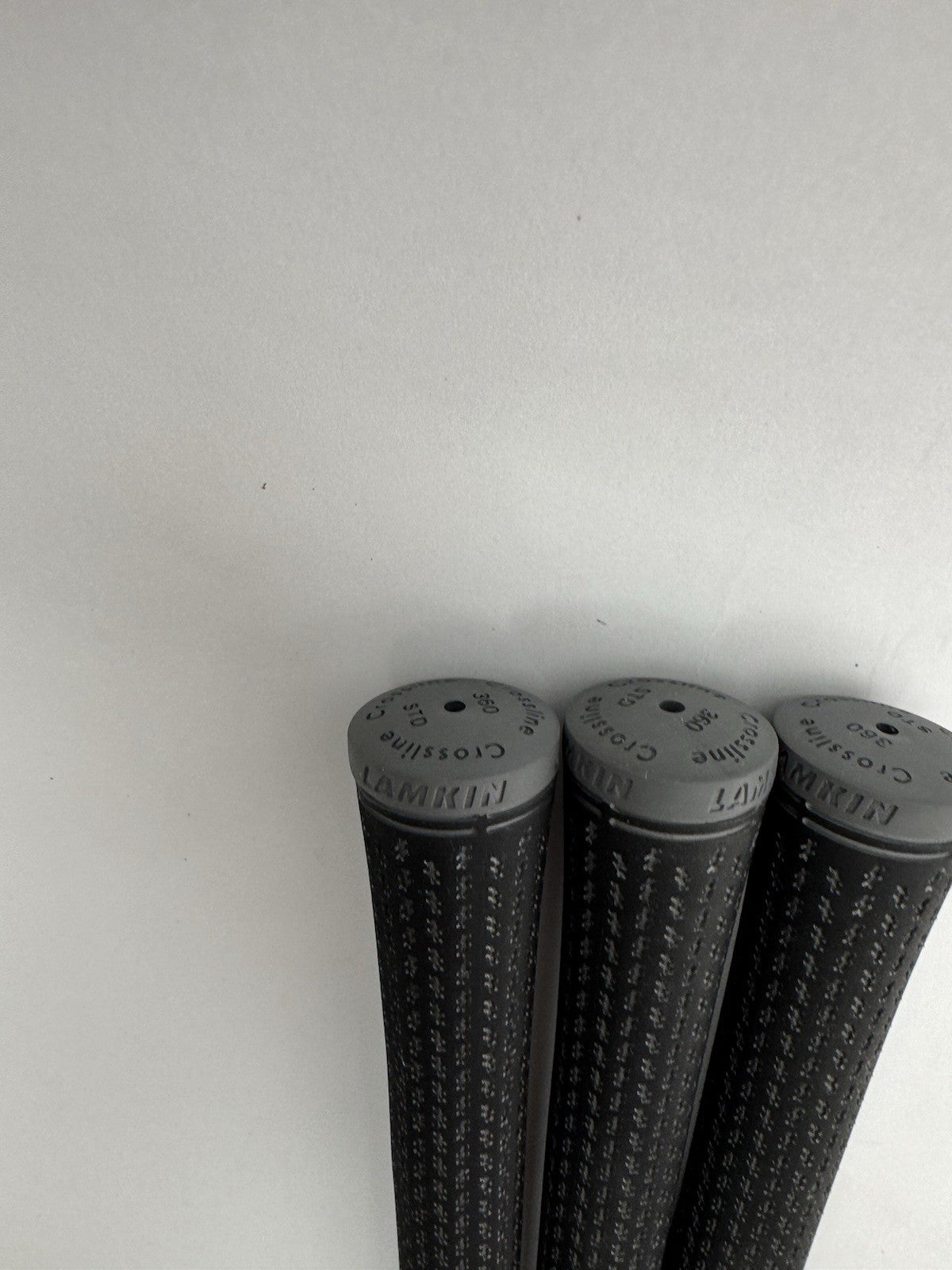 Lamkin Crossline Golf Grips (3) 360 Standard /Black/Grey /Pulled /333563