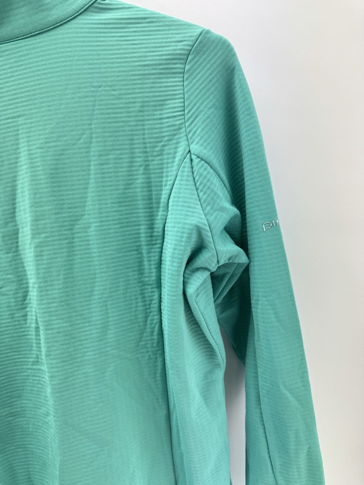 Ping Golf Ladies Abigale Pullover Size UK 8 /1/4 Zip /Aqua /New /285419