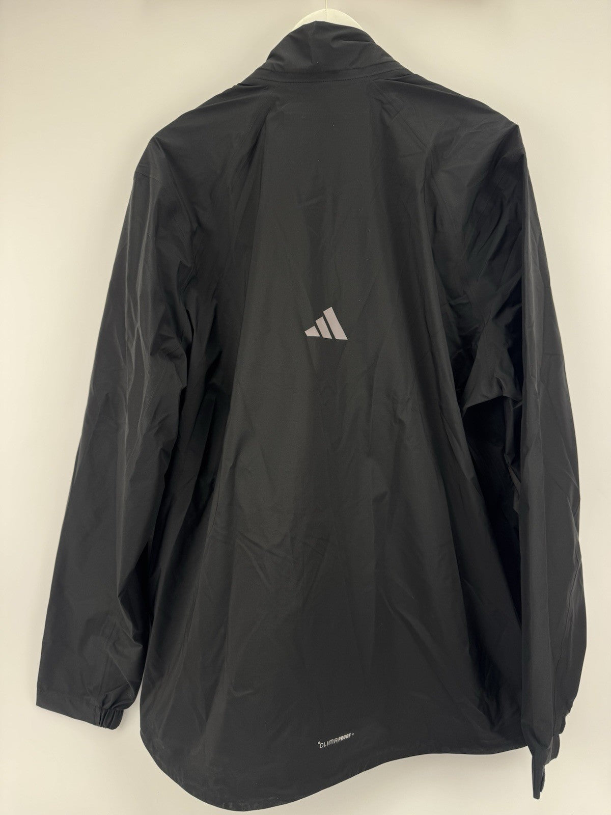 Adidas ClimaProof Black Golf Jacket Men's Size XL Waterproof Lightweight/325084