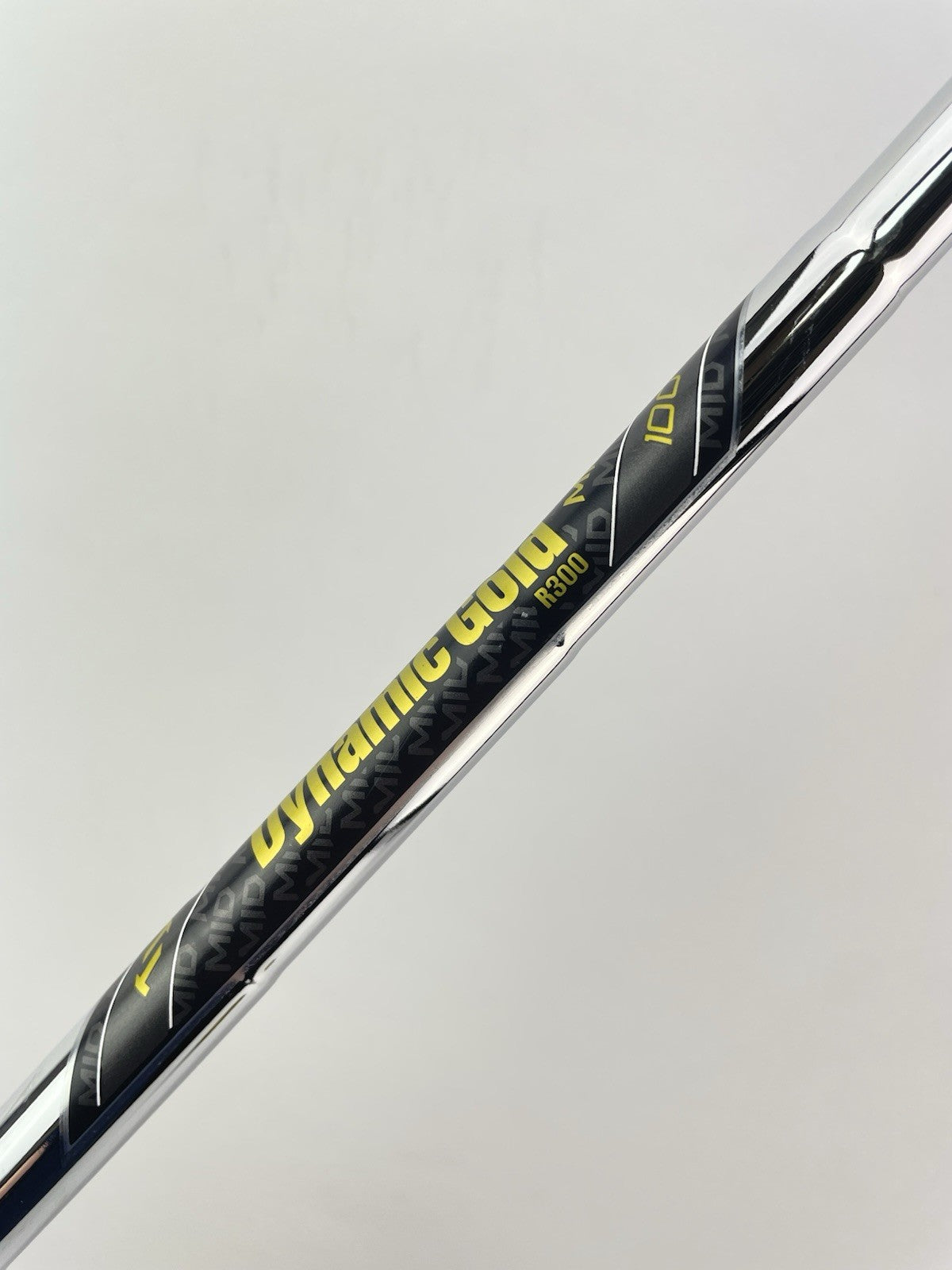 Dynamic Gold Mid 100 Iron Shaft R300 Regular Flex Steel 35.5" /0.355 /316135