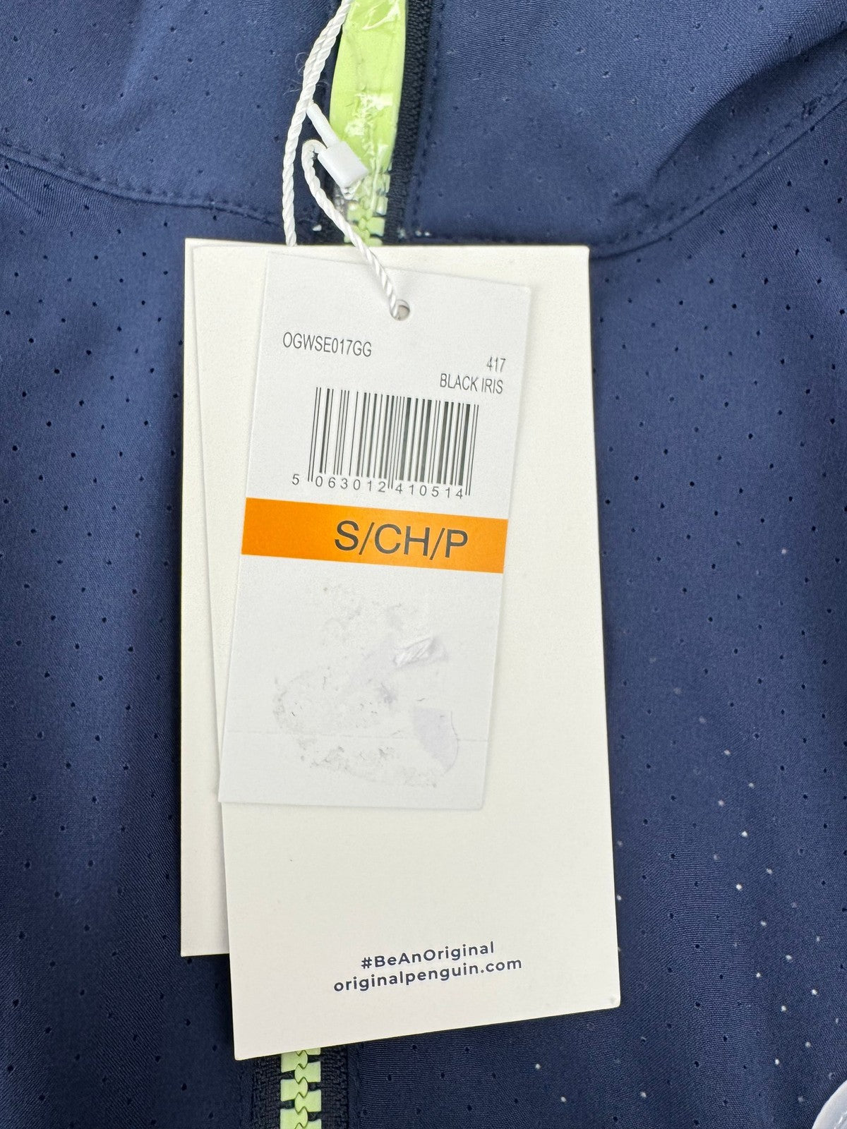 Penguin Sport Men's Jacket Size Small 1/4 Zip Colour Block Lightweight/365111