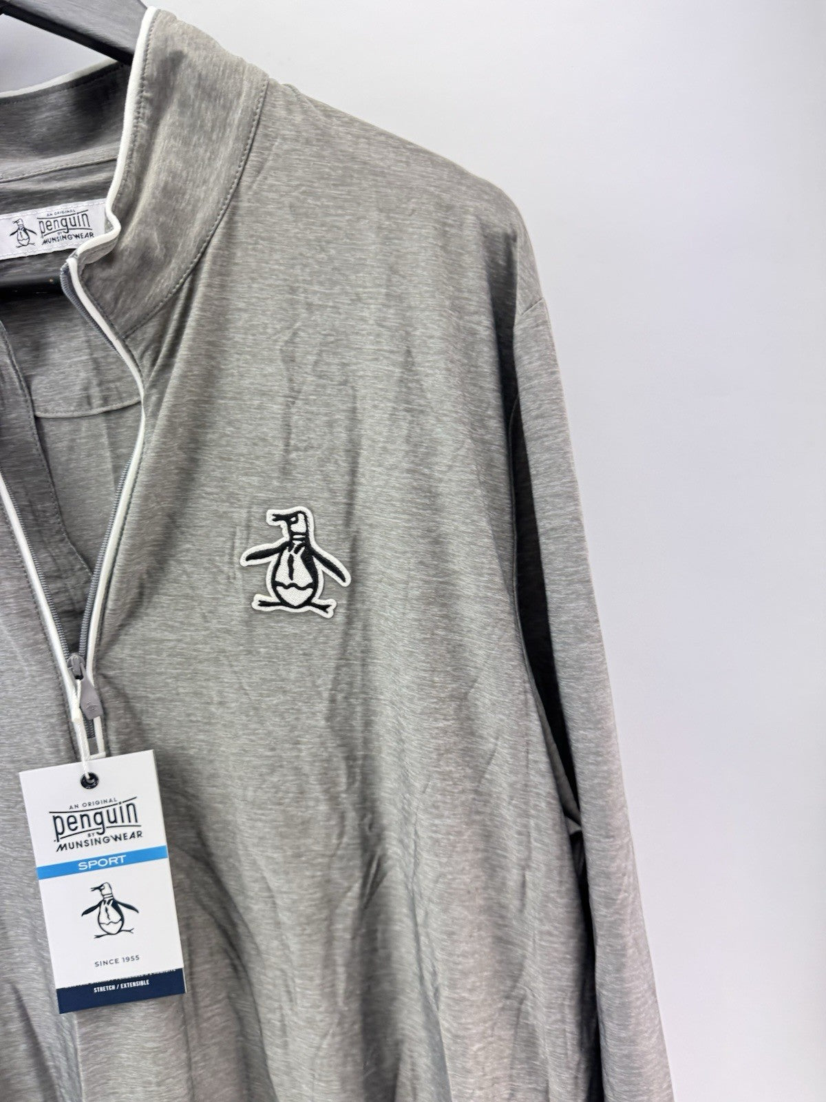Original Penguin Golf Performance 1/4 Zip Earl Pullover Lightweight UK XL /286574