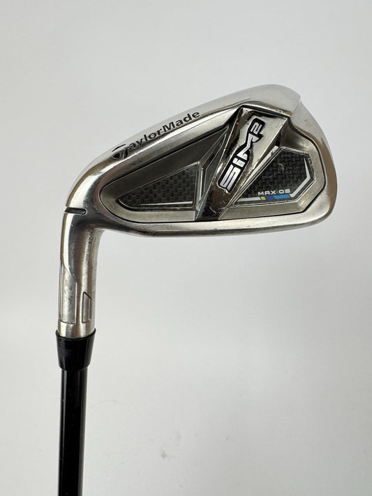 Taylormade Sim2 Max Os 6 Iron Left Handed Tensei White 70 Stiff Graphite /336410