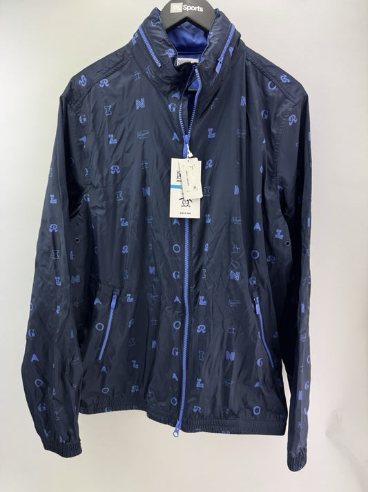 Penguin Original Golf Wind Jacket Logo Print Hood Lightweight UK Medium /285120