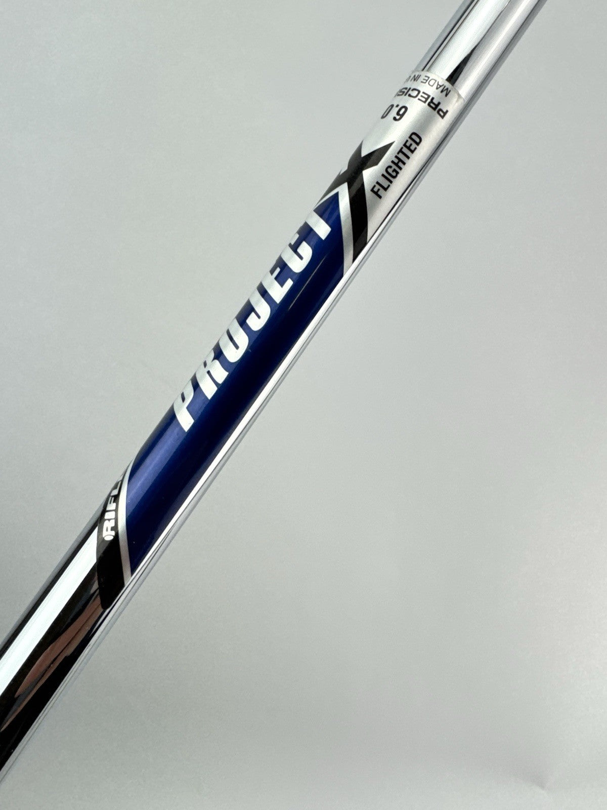 Project X Iron Shaft 6.0 Stiff Flex Steel Flighted 37.5” /New /310543