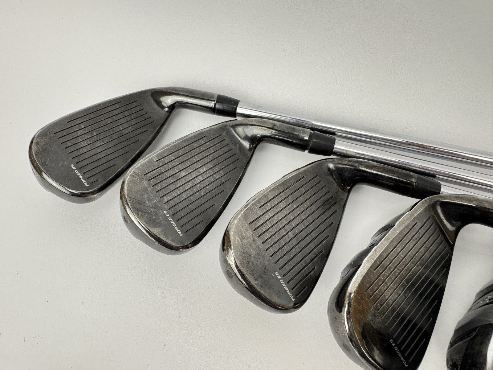 Cobra T Rail Irons Left Handed 5-PW Regular Flex Steel /Midsize Grips /356065