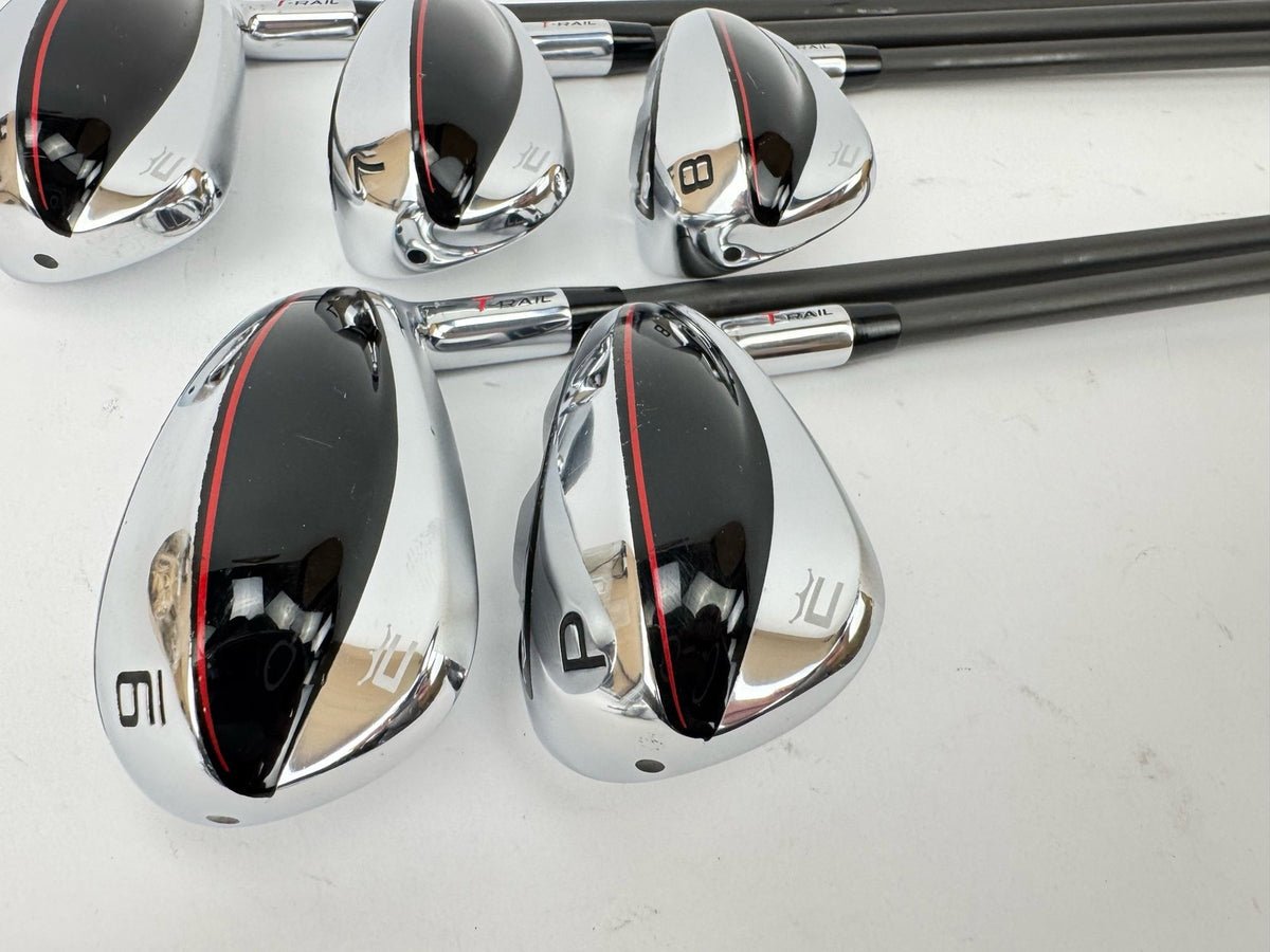 Cobra T-Rail Irons 6-PW Regular Flex Graphite Right Handed Excellent/373961