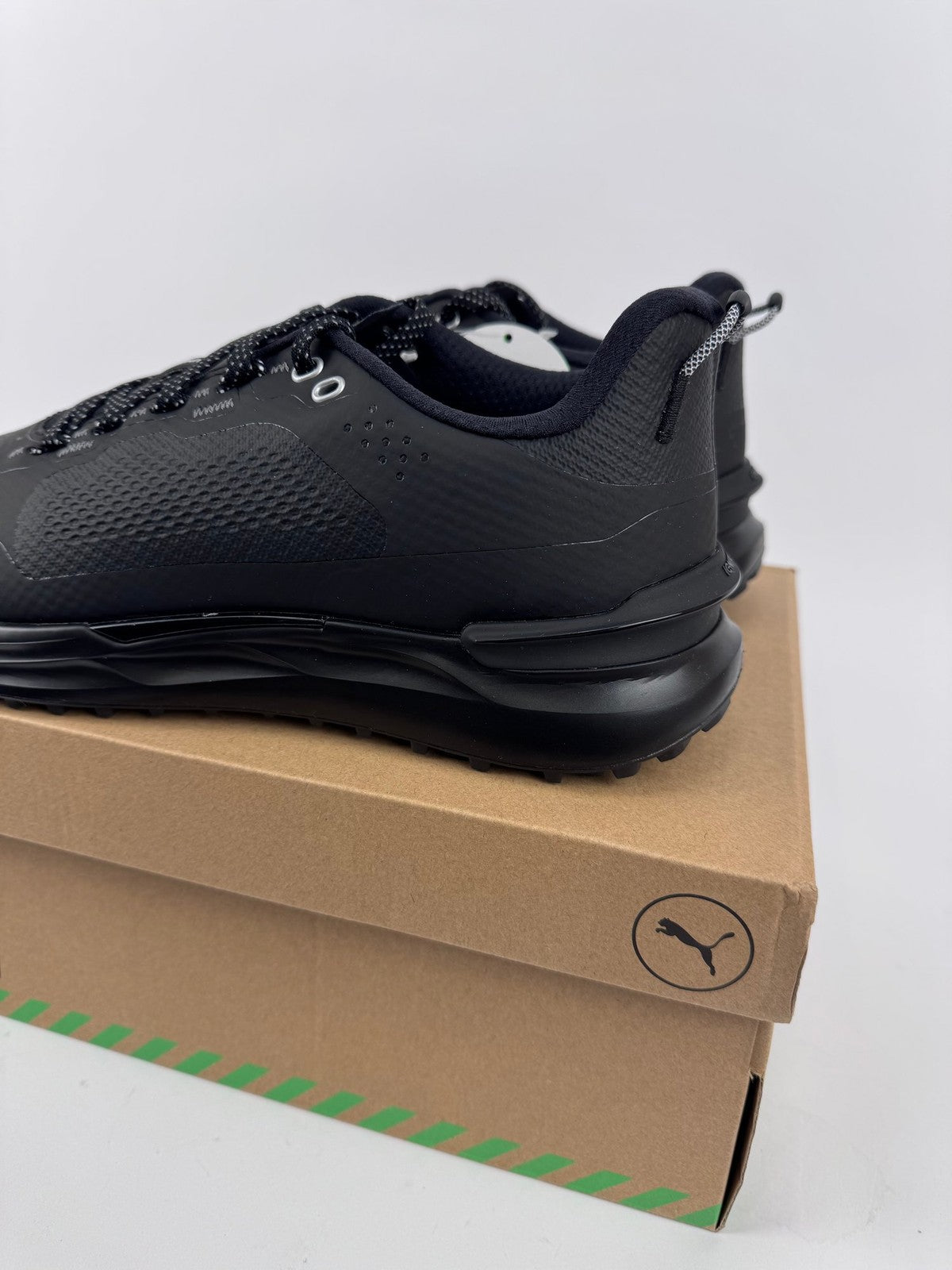 Puma IGNITE Elevate X Golf Shoes Men's Size UK 8.5 Black Waterproof/318342