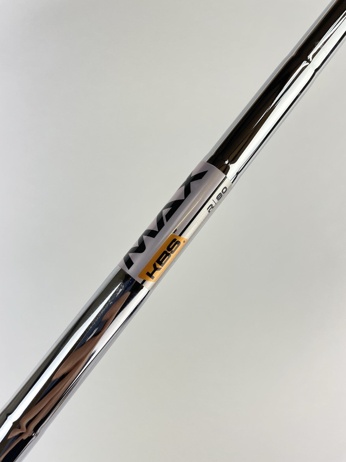 KBS Max Iron Shaft 80 Regular Flex Steel 36” /0.370 Parallel /123642
