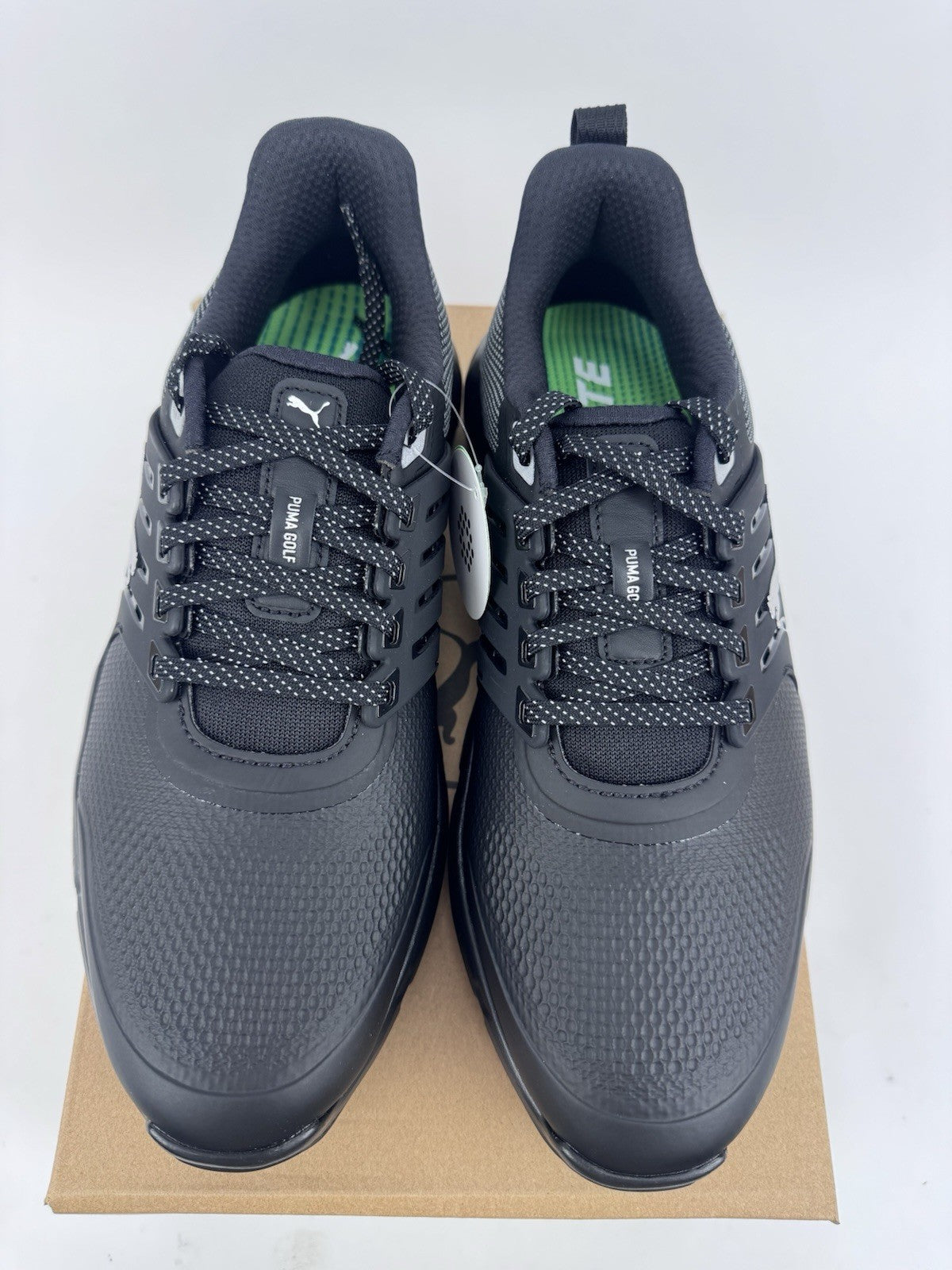 Puma Ignite Elevate 2 Tour Men's Golf Shoes Size UK 8.5 Black Waterproof/319173