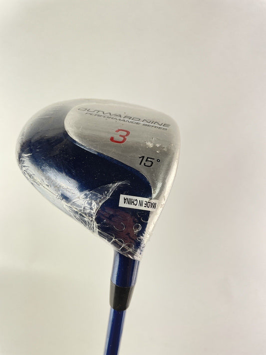 Outward Nine Ladies 3 Wood 15* Womens Flex Graphite /Right Handed /New /156590
