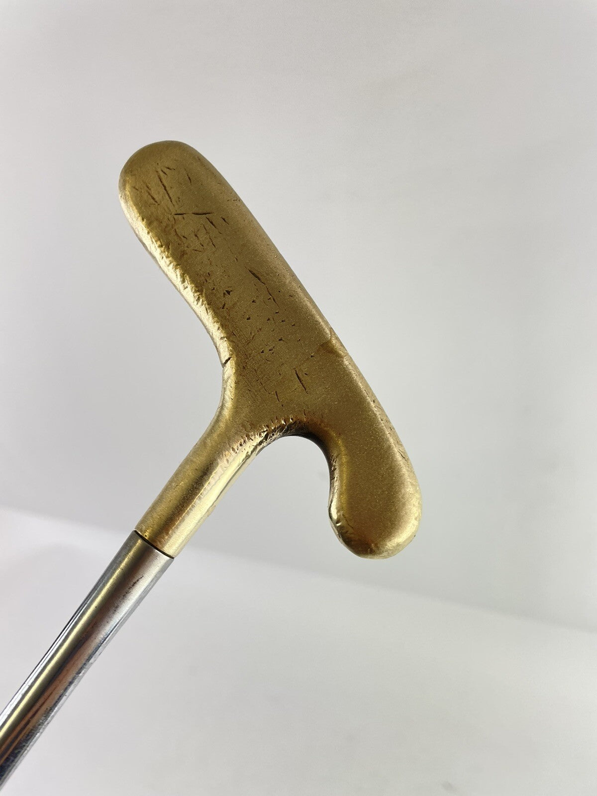 Slazenger Eaglet Blade Putter Brass 36” Steel /Left Handed /New Grip /108109