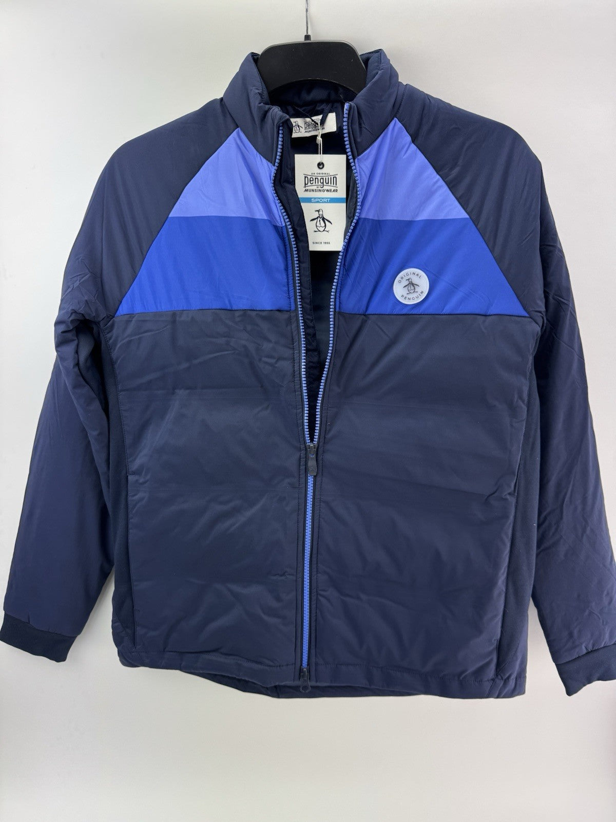 Penguin Golf Insulated Jacket Mixed Media Colour Blocked UK Small /New /252150