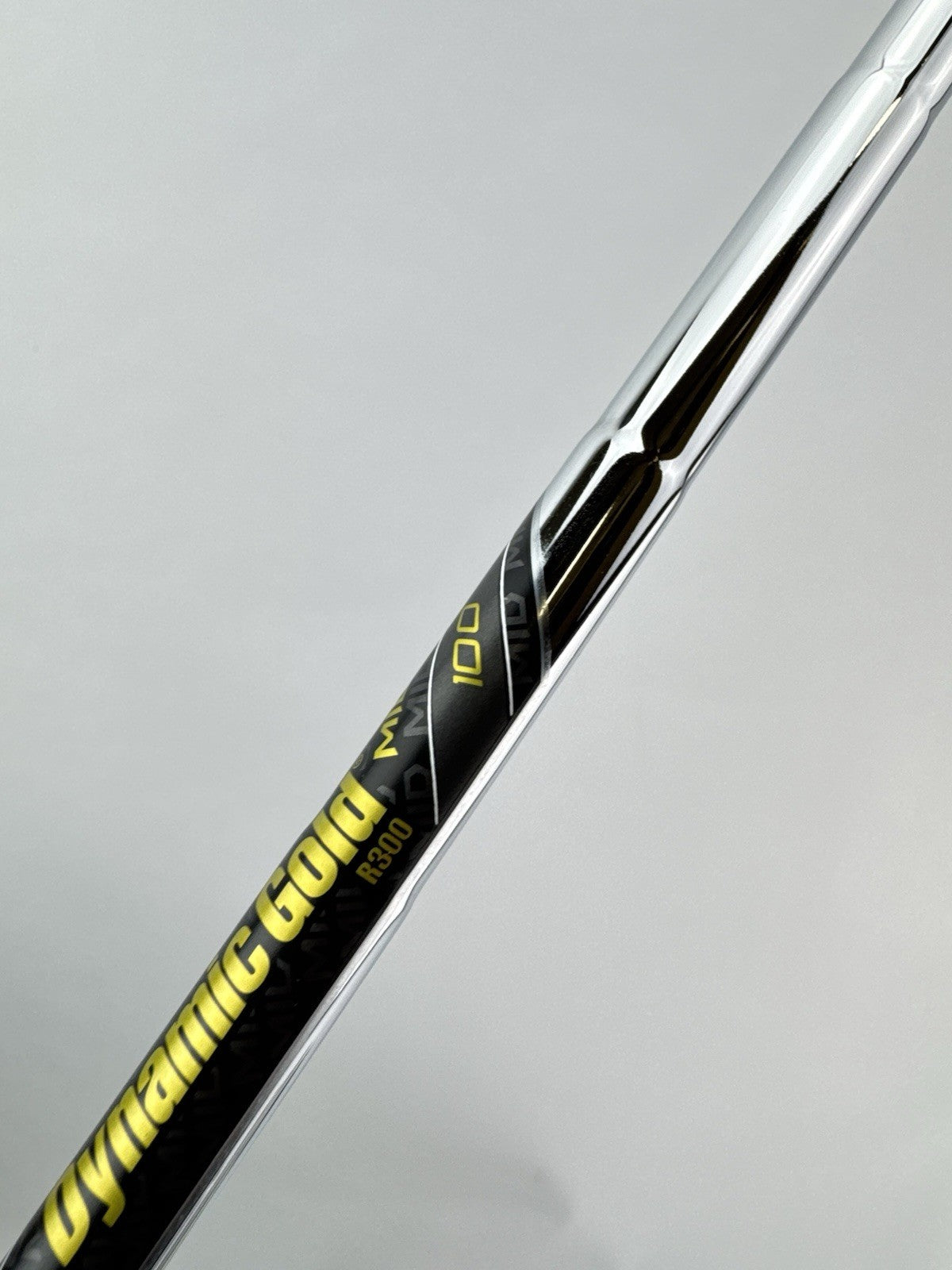 Dynamic Gold Mid 100 Iron Shaft R300 Regular Flex Steel 35.5” /0.355 /294236