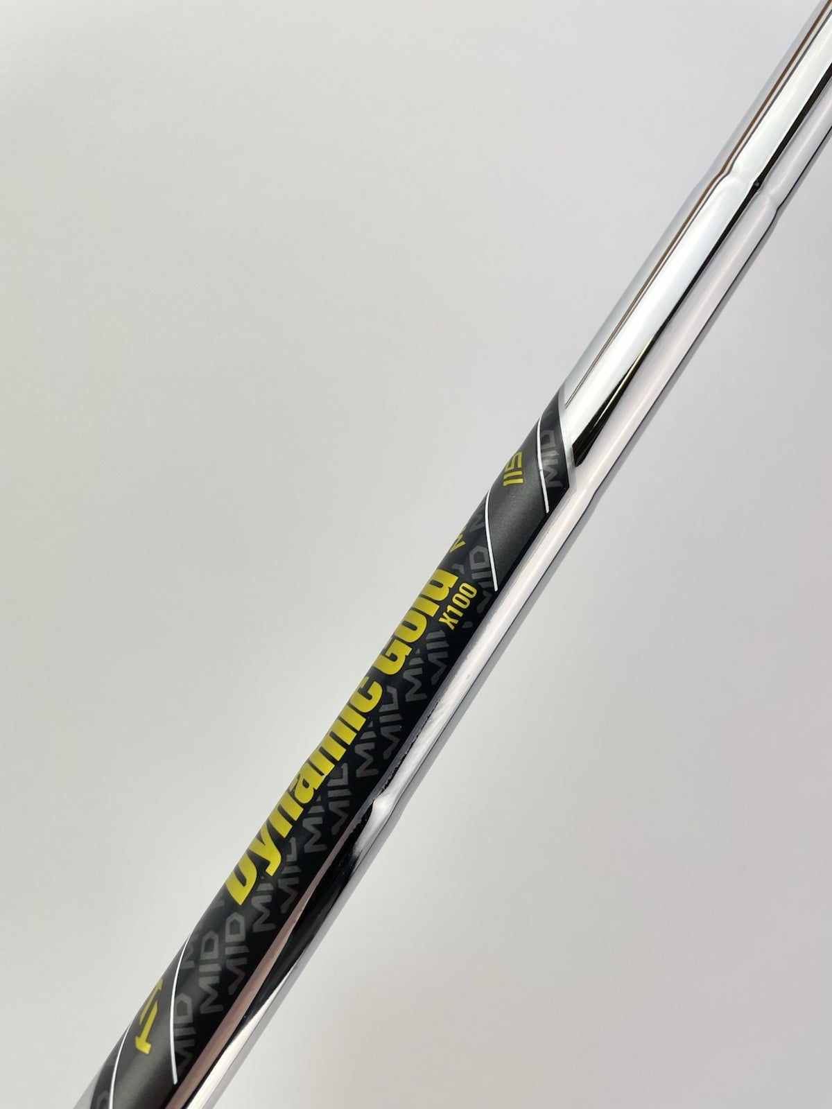 Dynamic Gold Mid 115 Iron Shaft X100 X Flex Steel 35.25” /0.355 Tapered /298937