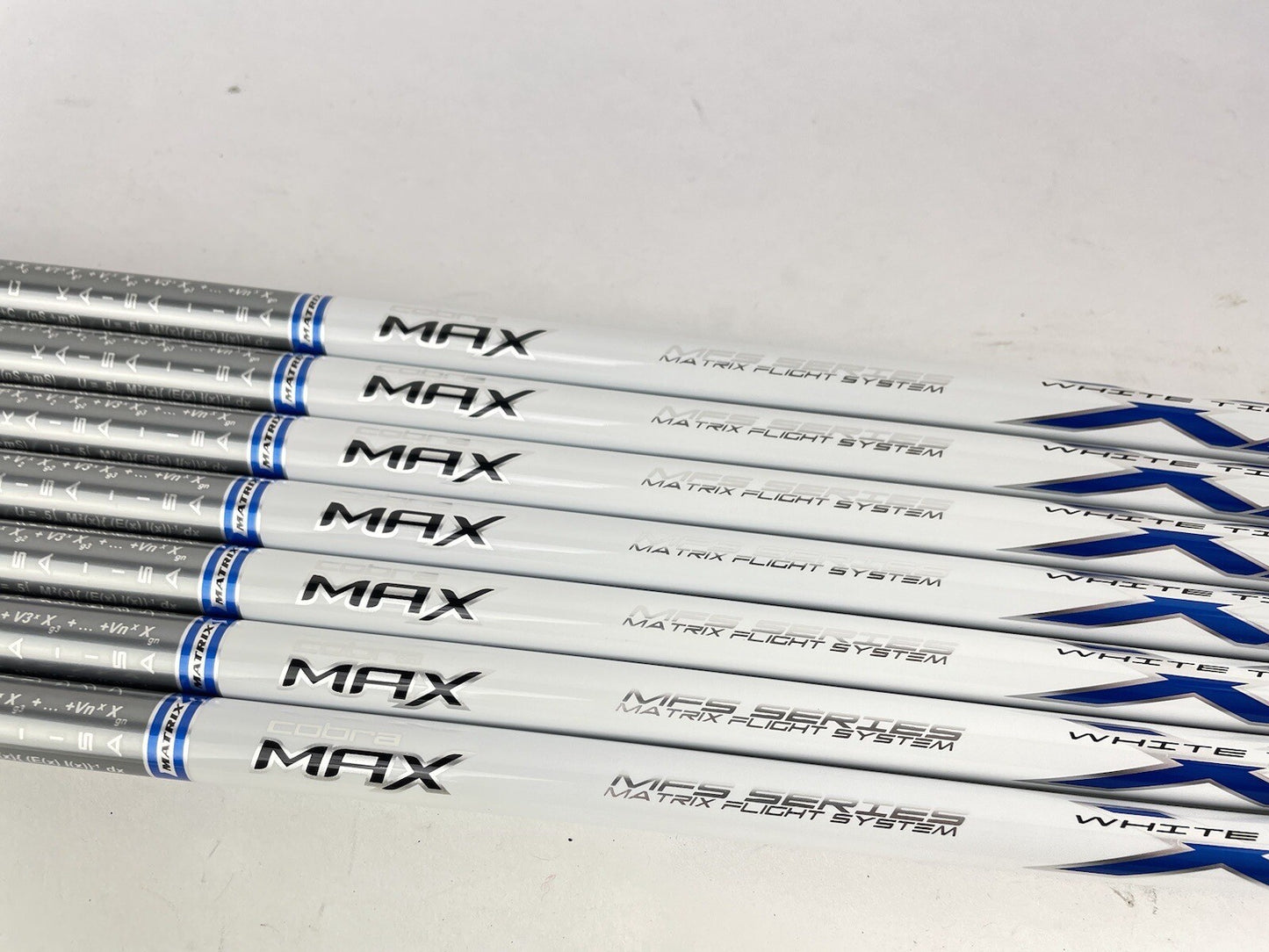 Matrix Ozik White Tie Iron Shaft Set (7) X4 Lite Senior Graphite 42”/0.370/138402
