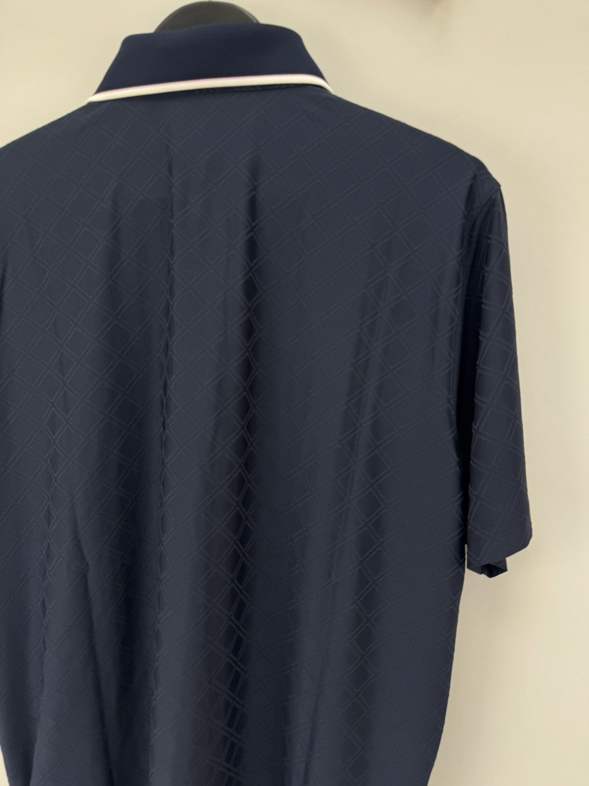 PUMA X Arnold Palmer Tipped Jac Golf Polo Shirt Men's Size Large Navy/353866
