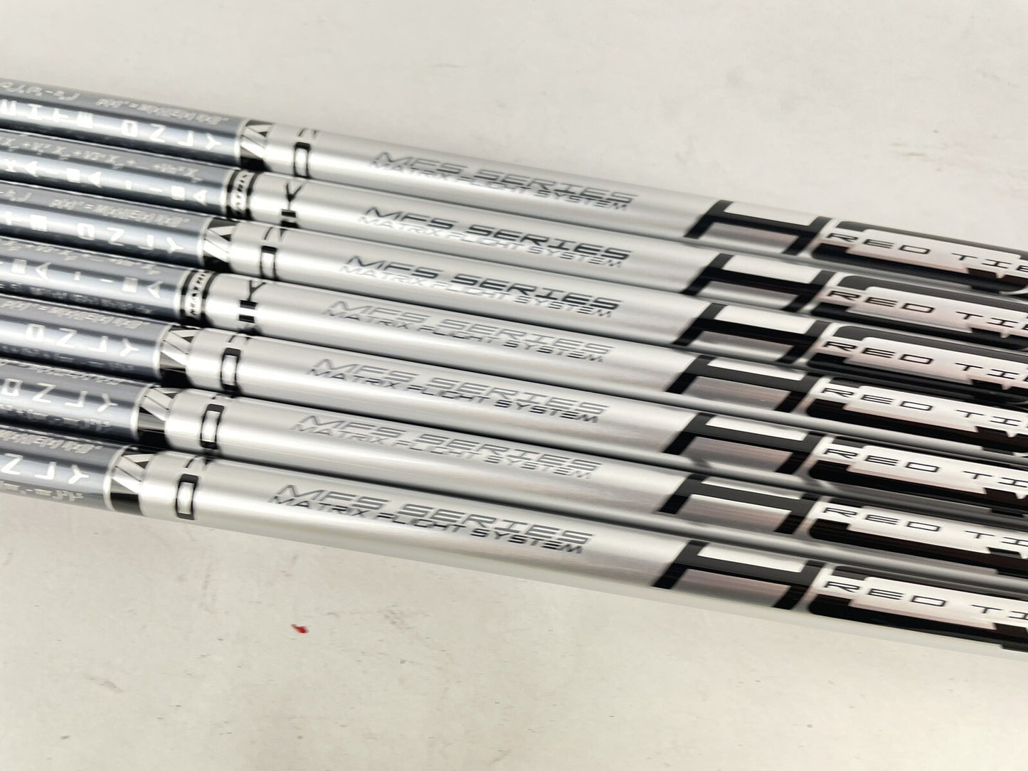 Matrix Ozik Iron Shaft Set Red Tie (7) Lite Senior Graphite Q4 42” /New /138023