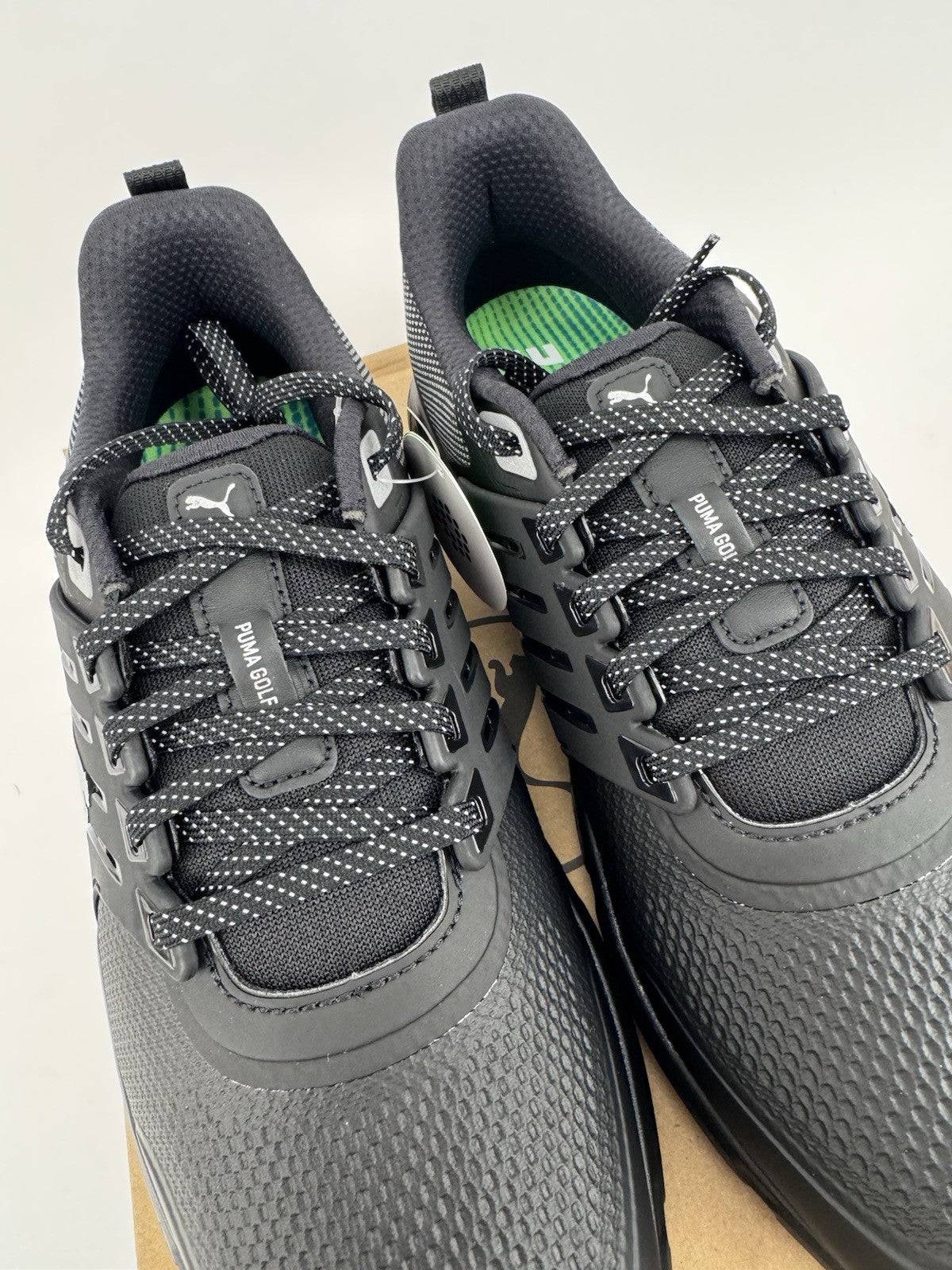 Puma Ignite Elevate 2 Tour Men's Golf Shoes Size UK 10.5 Black Waterproof/319206