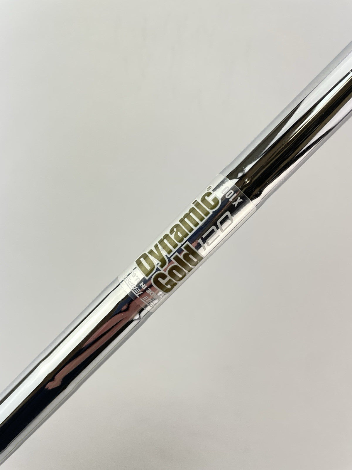 Dynamic Gold 120 Iron Shaft X100 Extra Stiff Flex Steel 35 /0.355 Tapered/238410