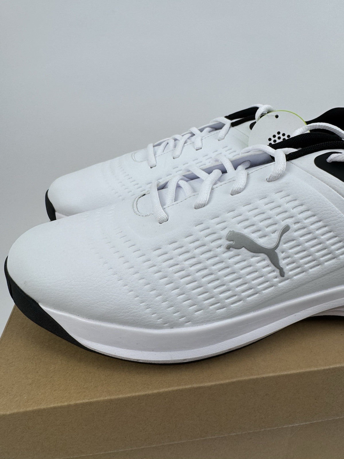 Puma Fusion Foam Fusion Plus Golf Shoes Mens 10.5 White Black Regular Fit/318632