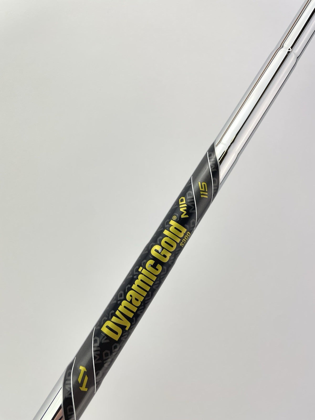 Dynamic Gold 115 Iron Shaft Mid S300 Stiff Flex Steel 36” /0.355 Tapered /299625