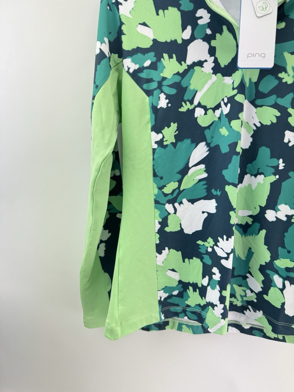 Ping Golf Ladies Lolette Pullover Size UK 12 /1/4 Zip /Green /New /298211