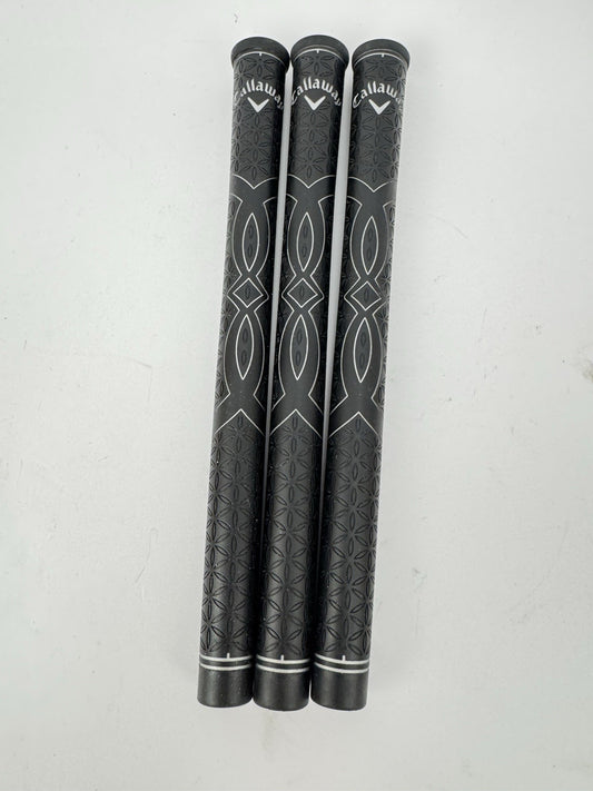Callaway Ladies Golf Grips (3) Black /Rubber /Pulled /340010