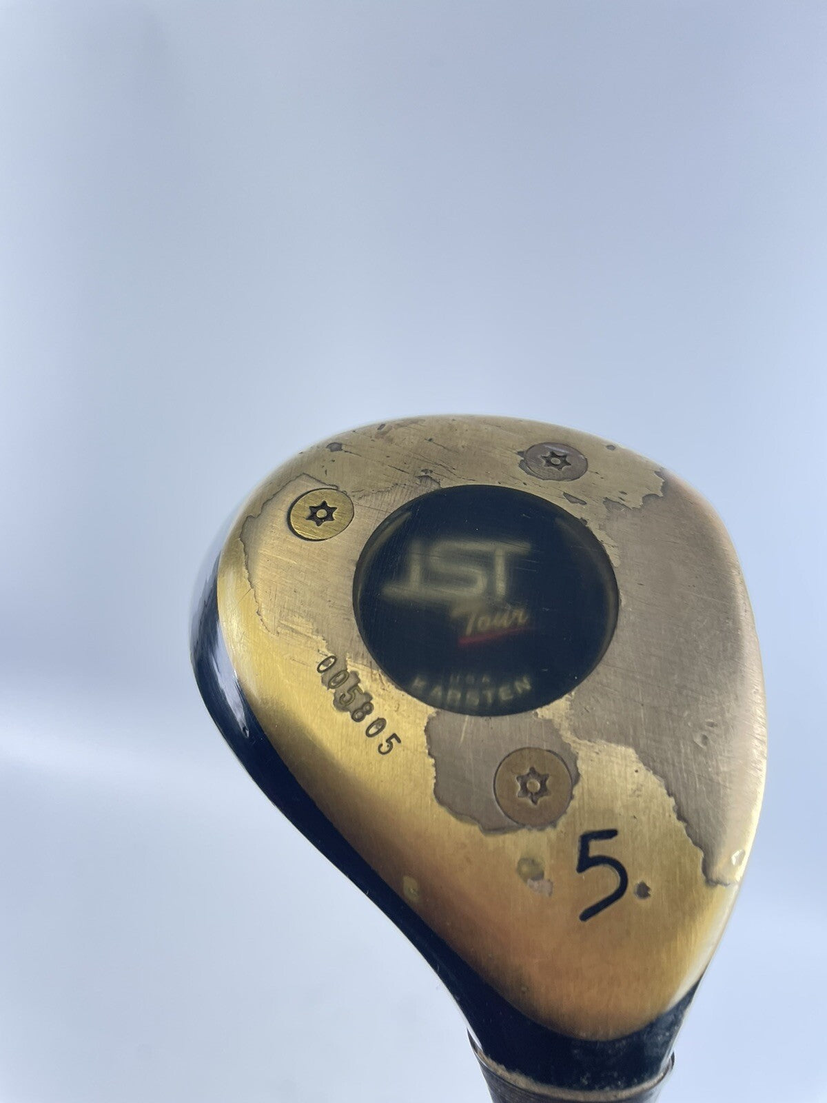 Ping ISI Tour Persimmon 5 Wood Regular Flex Steel /Right /New Grip /36041