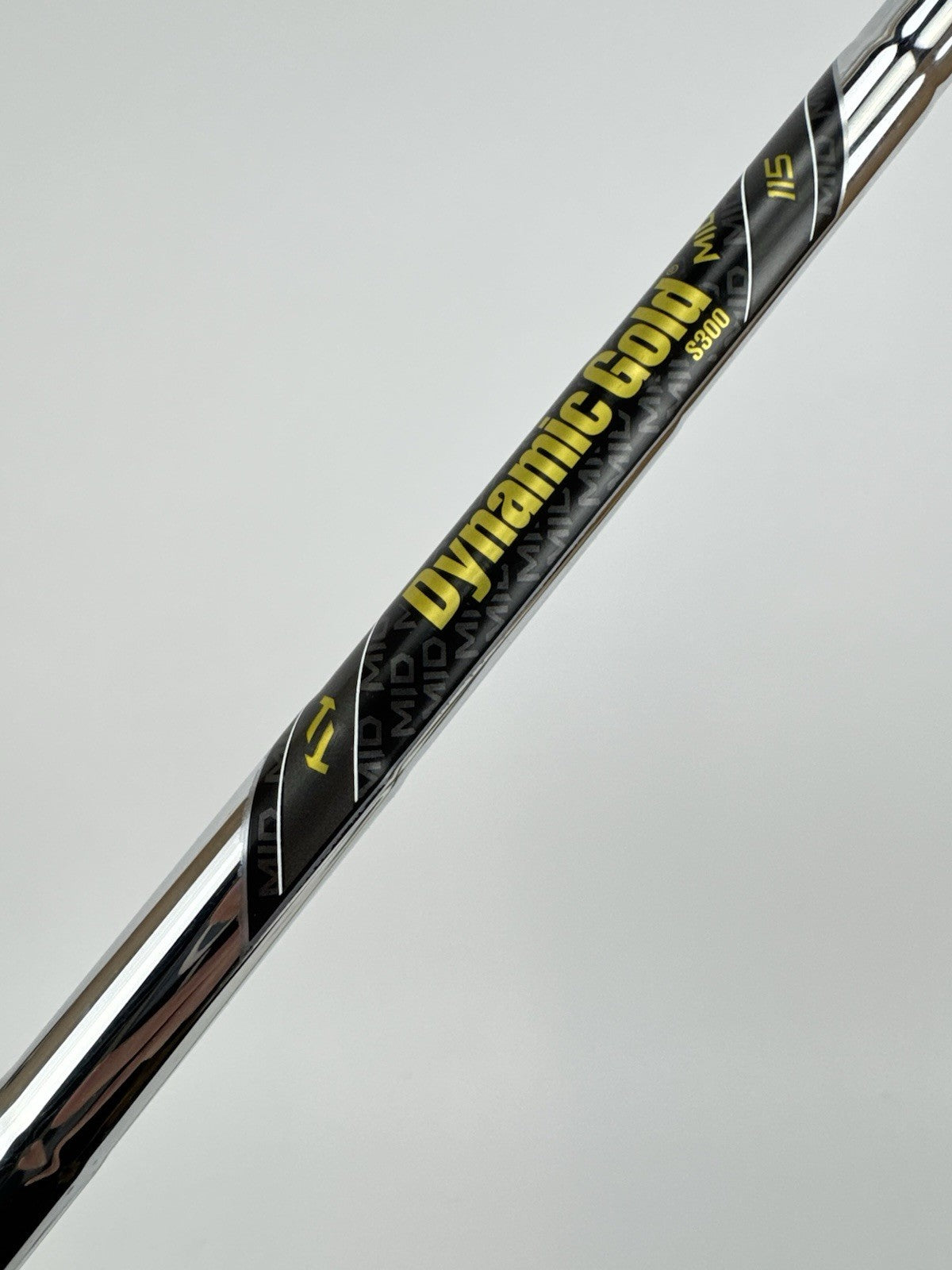 Dynamic Gold 115 Iron Shaft Mid S300 Stiff Flex Steel 36”/0.355 Tapered/325403