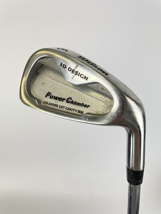 Wilson Power Chamber Undercut Cavity 6 Iron Regular Steel /New Grip /07030