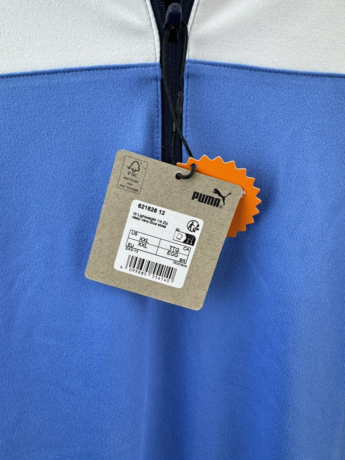 Puma Golf Women’s Pullover Lightweight 1/4 Zip UK XXL /New /223137