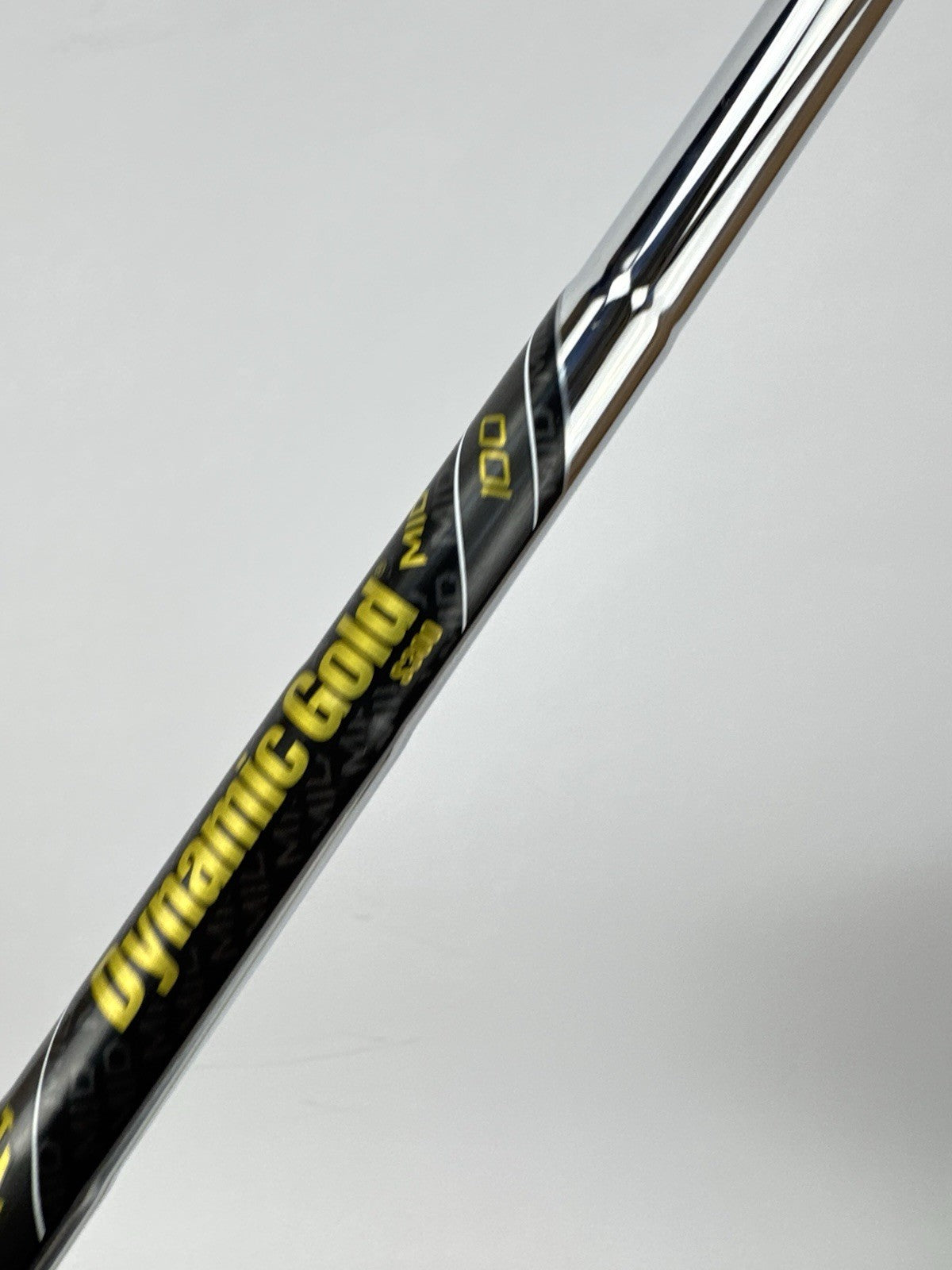 Dynamic Gold Mid 100 Iron Shaft S300 Stiff Flex Steel 35.5”/0.370 Parallel/348495