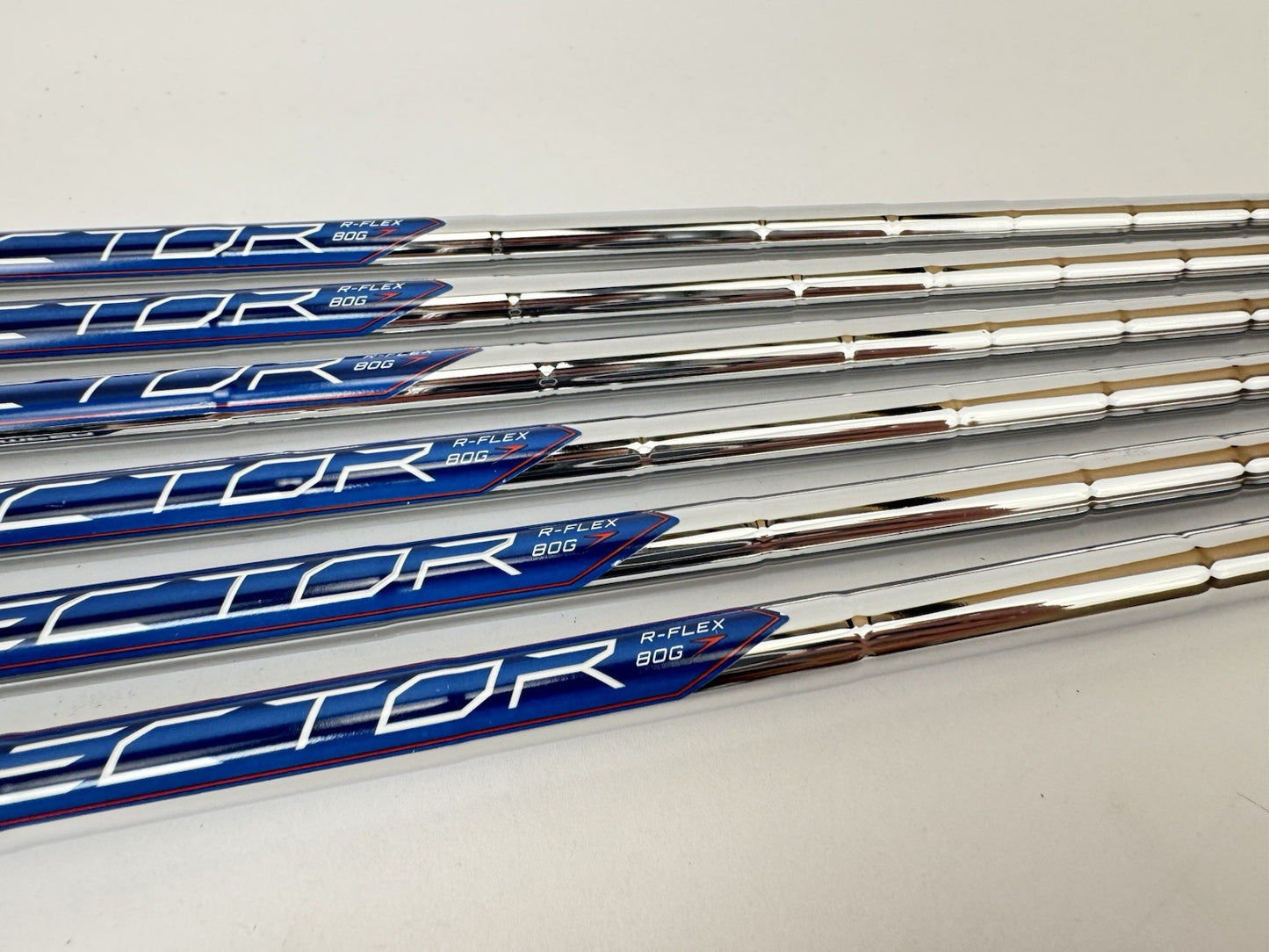True Temper Vector Iron Shaft Set (6) 80G Regular Steel 0.370 Parallel /351542