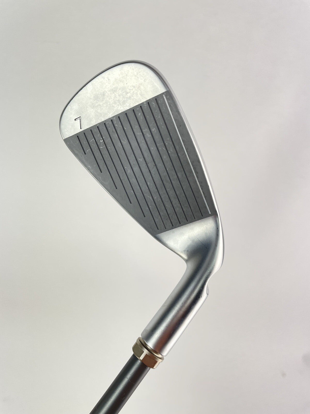 Ping G410 7 Iron Senior Left Handed Matrix Graphite /Black Dot /Demo /1667310