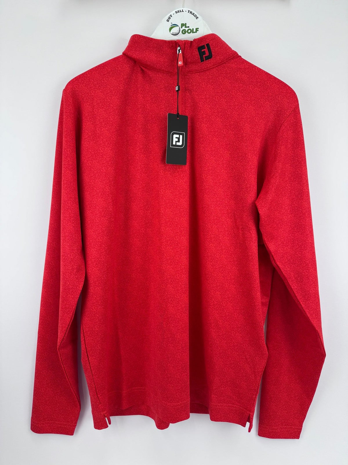 FootJoy Chill-Out Golf Pullover Men's Size Medium Red Moisture Wicking/313460