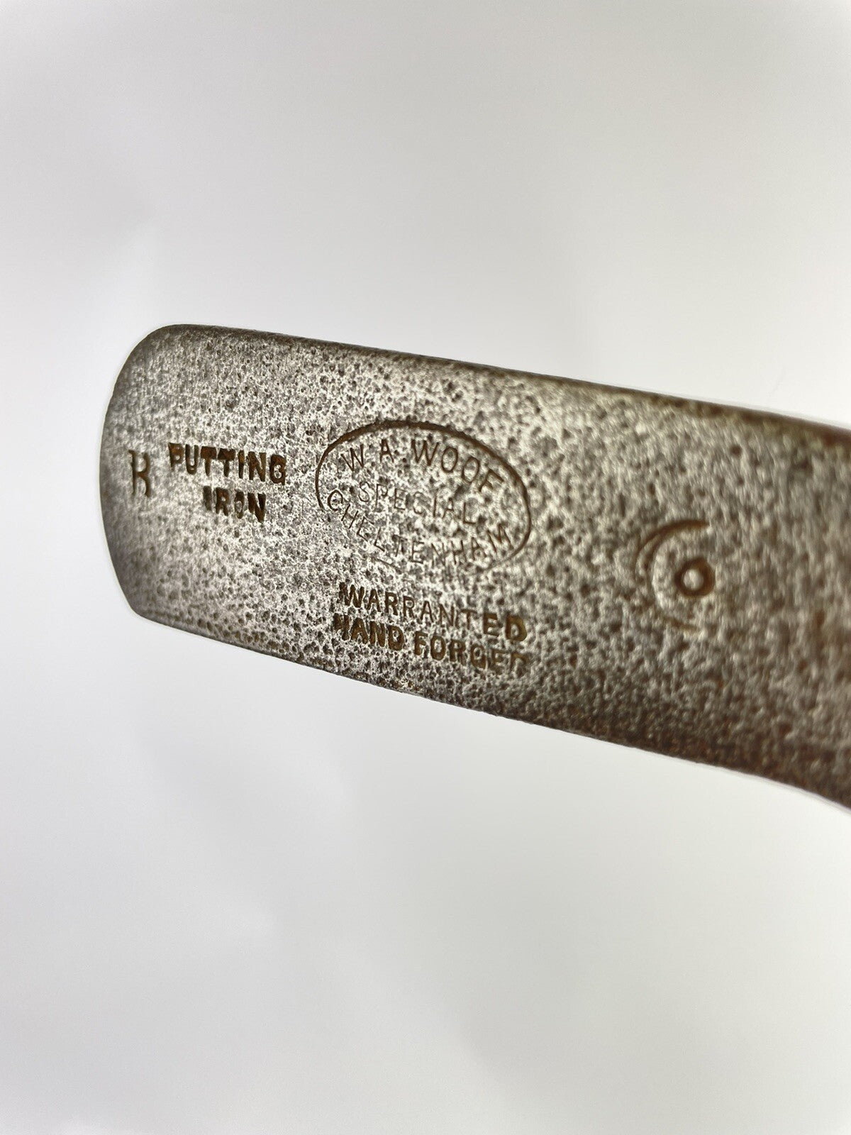 Hickory Golf Club Putter Hand Forged W.A.Woof Cheltenham 33.5” /Right /42112