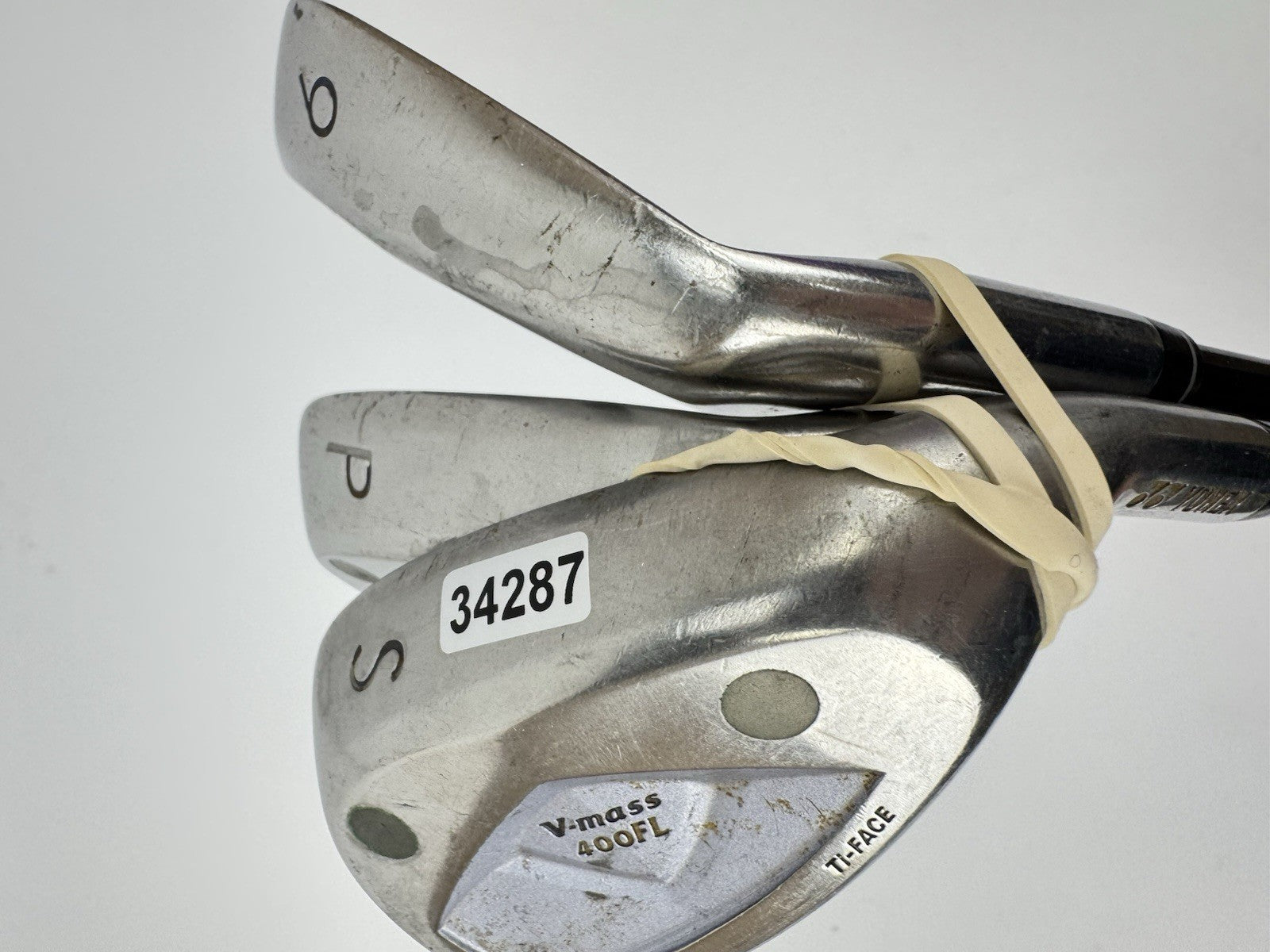 Yonex Ladies Irons 9,PW+SW V-Mass 400FL Ladies Graphite /Right /New Grips/3428717
