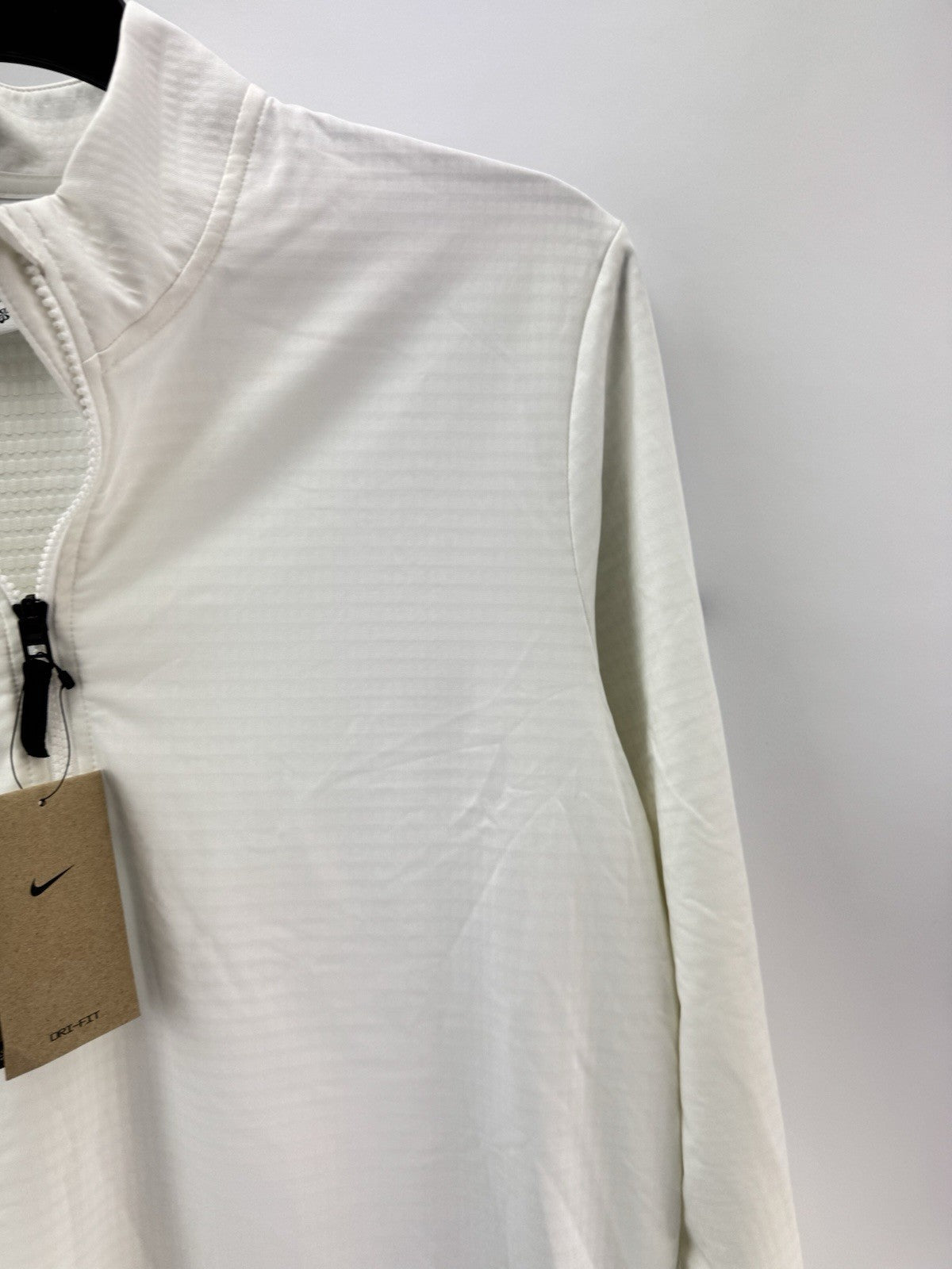 Nike Golf Pullover Victory 1/2 Zip /Light Grey /UK Medium /White /New /276894