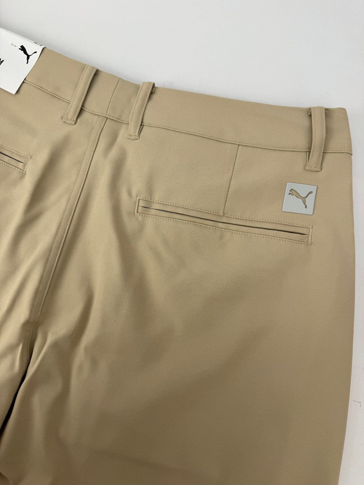 Puma Dealer Shorts 32 Inch 8 Inch Inseam Golf Men's Beige Performance/353886
