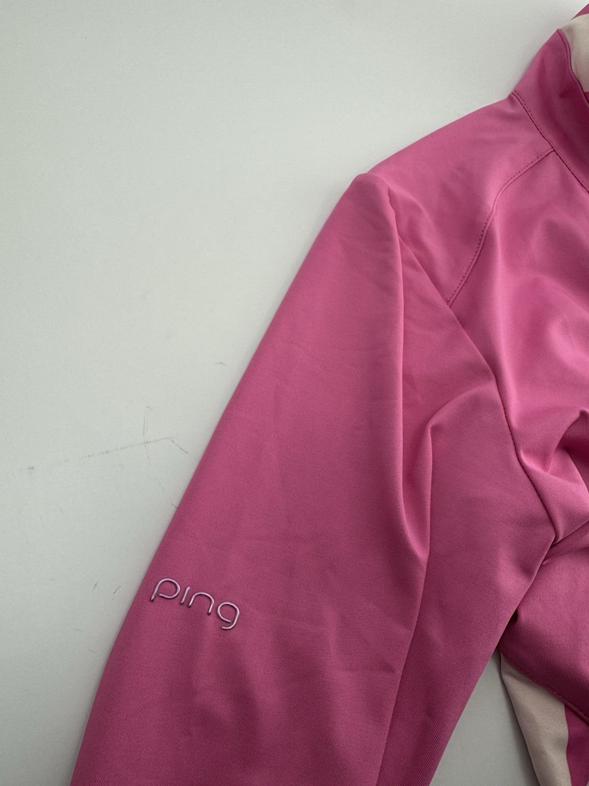 Ping Golf Womens Jacket Oria Full Zip UK 10 /Long Sleeve /Pink /New /3091916