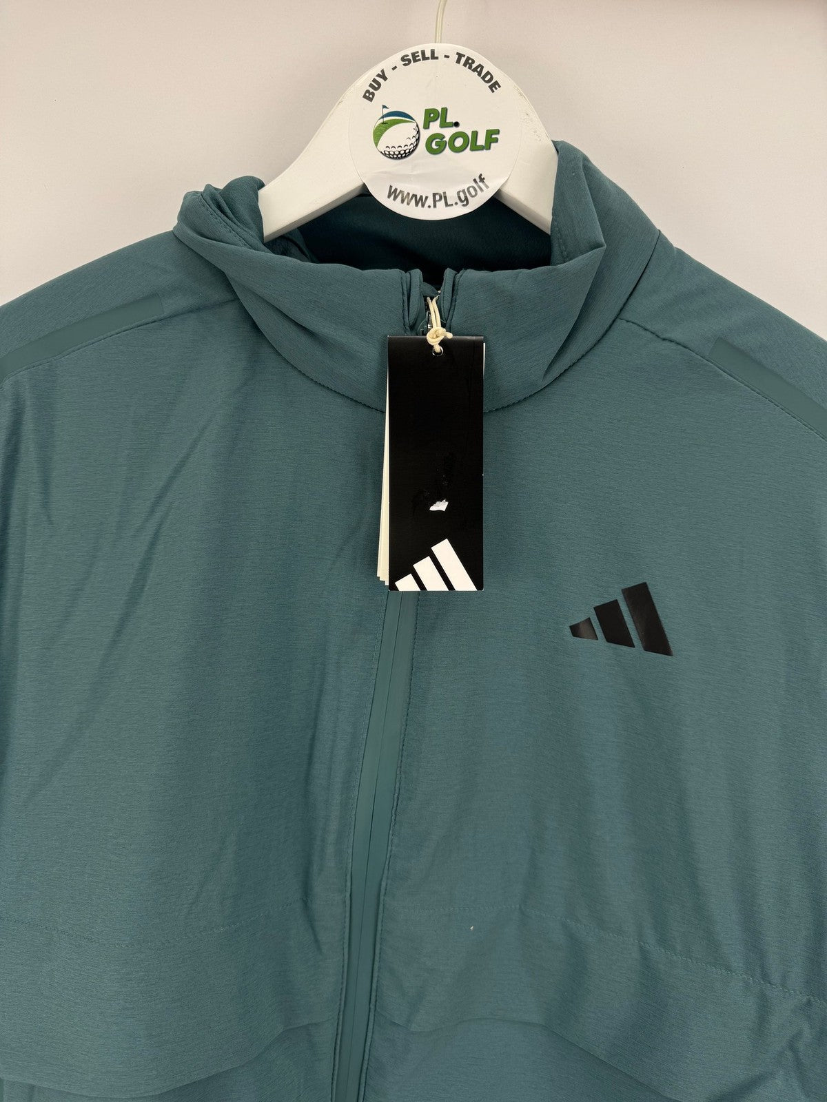 Mens Adidas Ultimate365 Tour Frostguard Jacket Size Medium Aqua Full Zip/325181