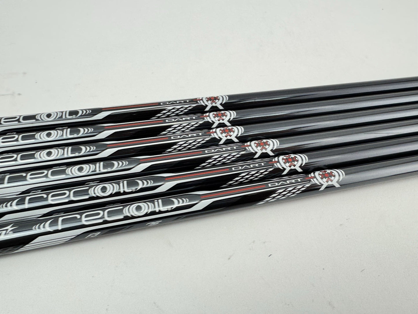Recoil Dart Iron Shaft Set (6) 75 F3 Regular Graphite 0.355 Tapered /329173